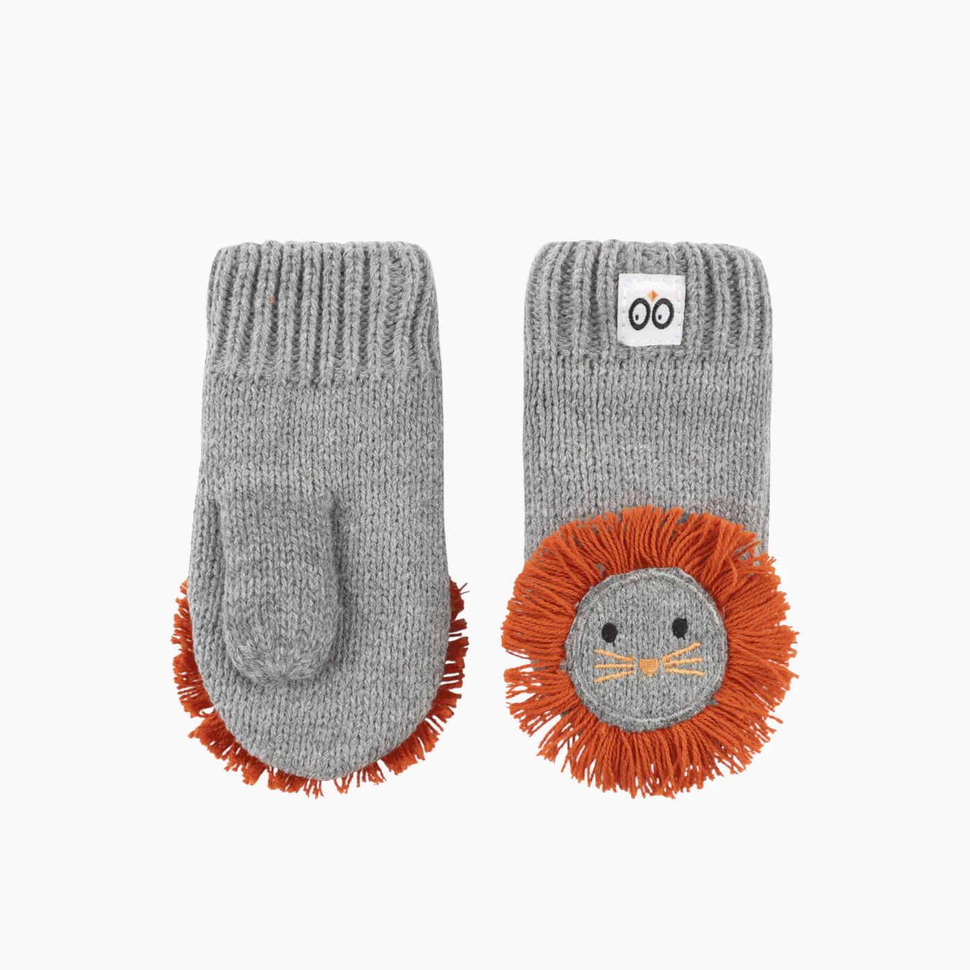 Zoocchini Leo the Lion Knit Mittens - Image 2