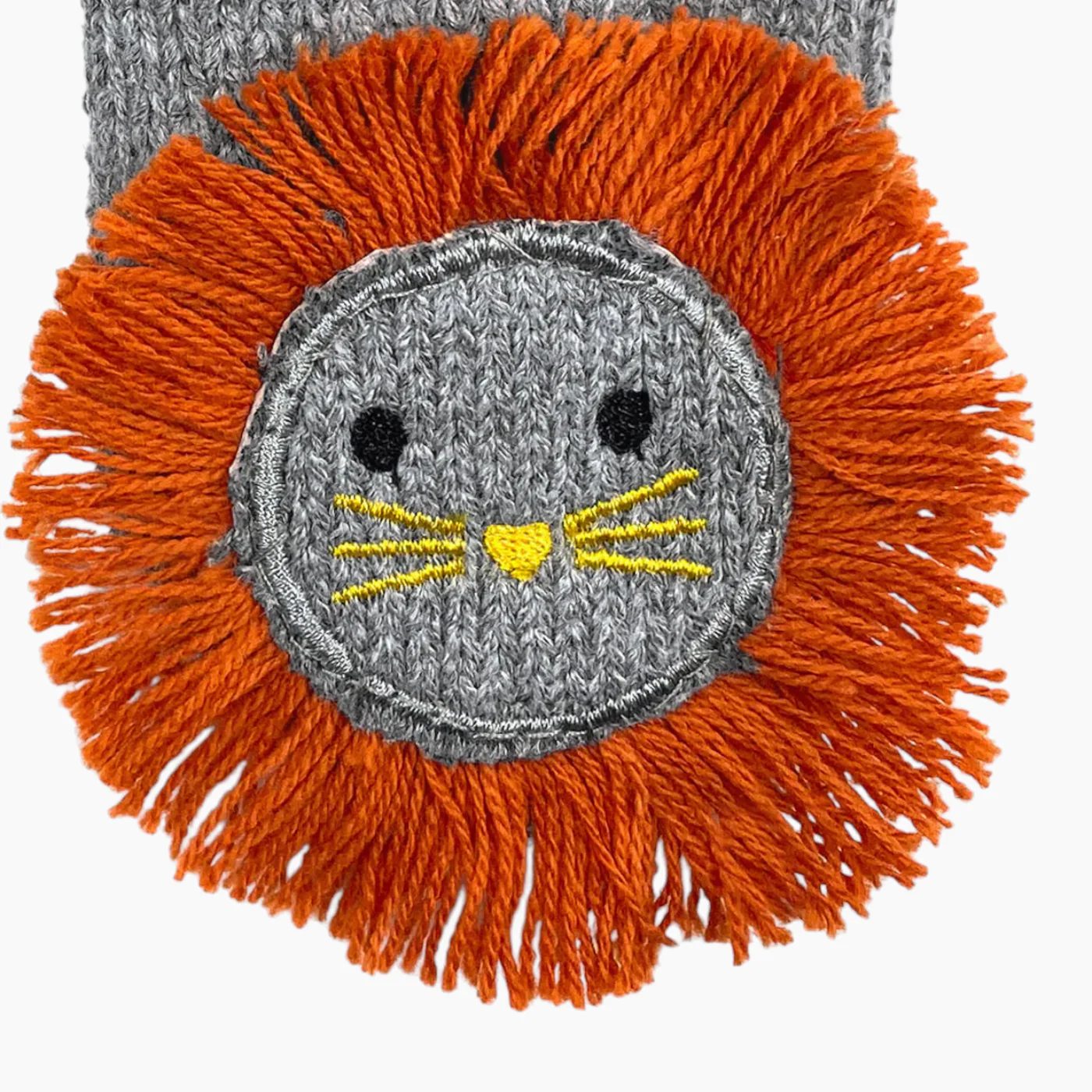 Zoocchini Leo the Lion Knit Mittens - Image 3