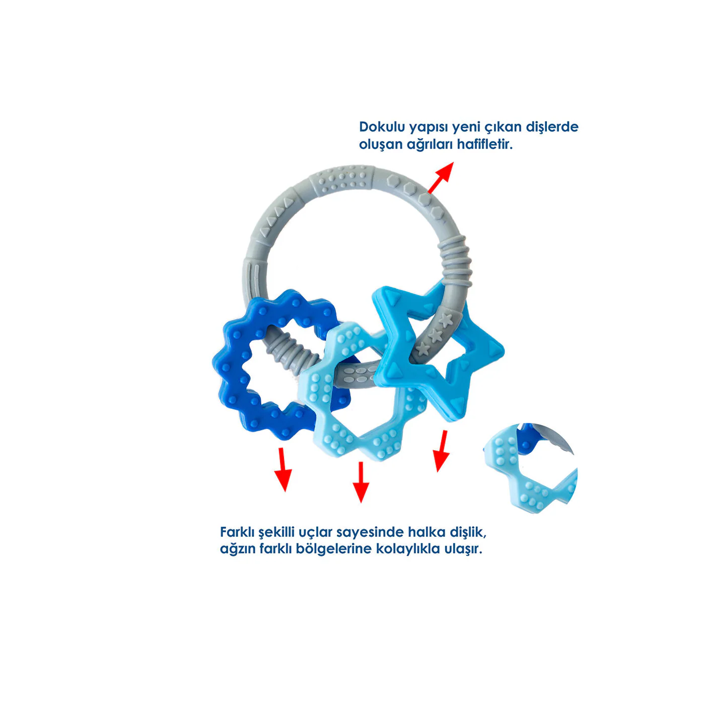 Babyjem Silicone Ring Teether - Image 5