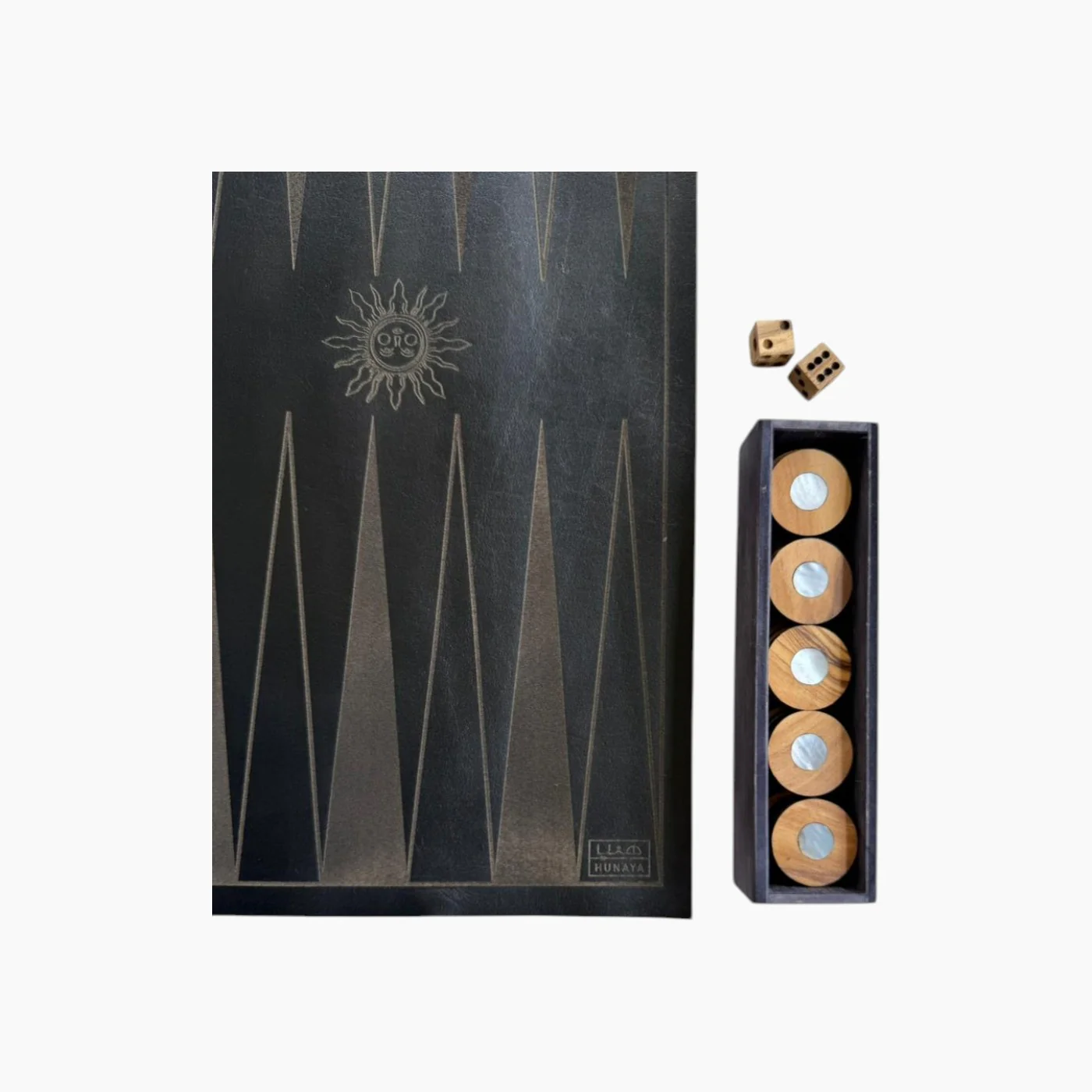 Hunaya Collective Backgammon Game Black - Image 4