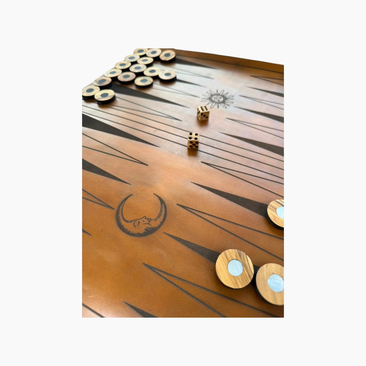 Hunaya Collective Backgammon Game Camel brown - Image 3