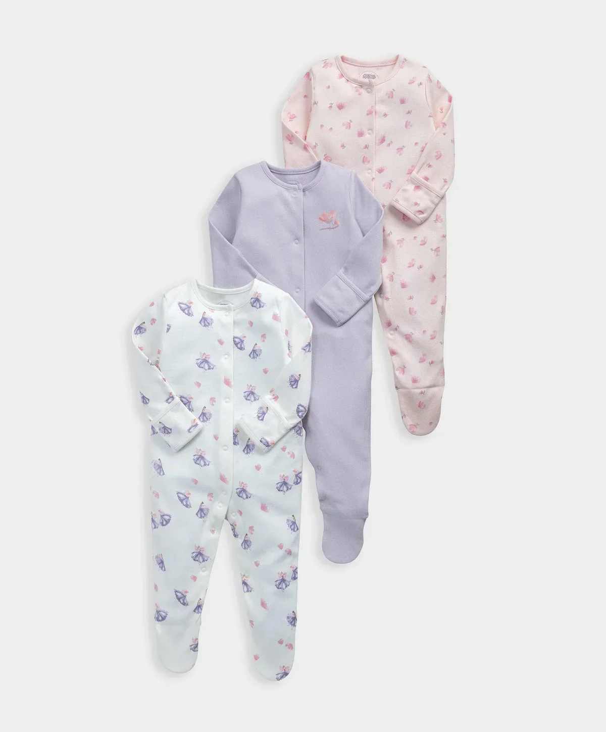Ballerina Sleepsuit (Set of 3)