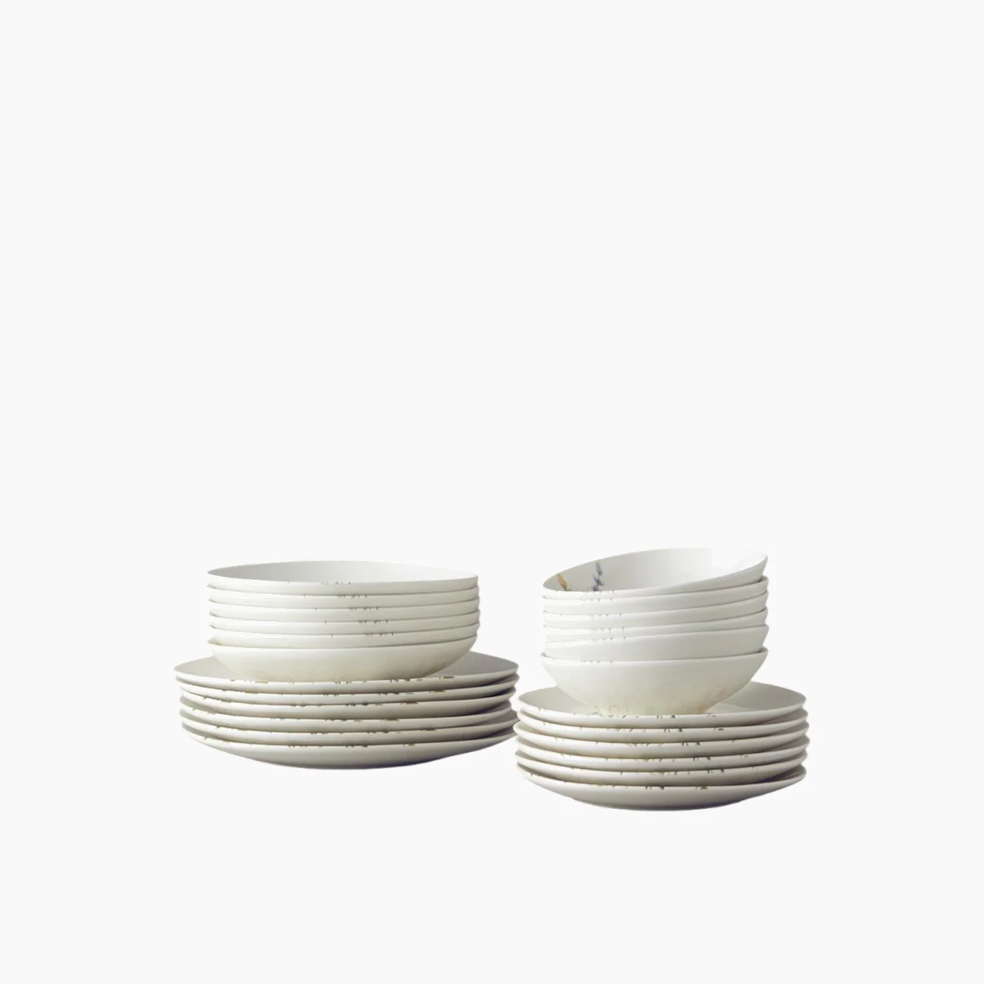 EH Living Balmy Porcelain Table Set 24 Pieces, 6 Servings Blue - Yellow - Image 3