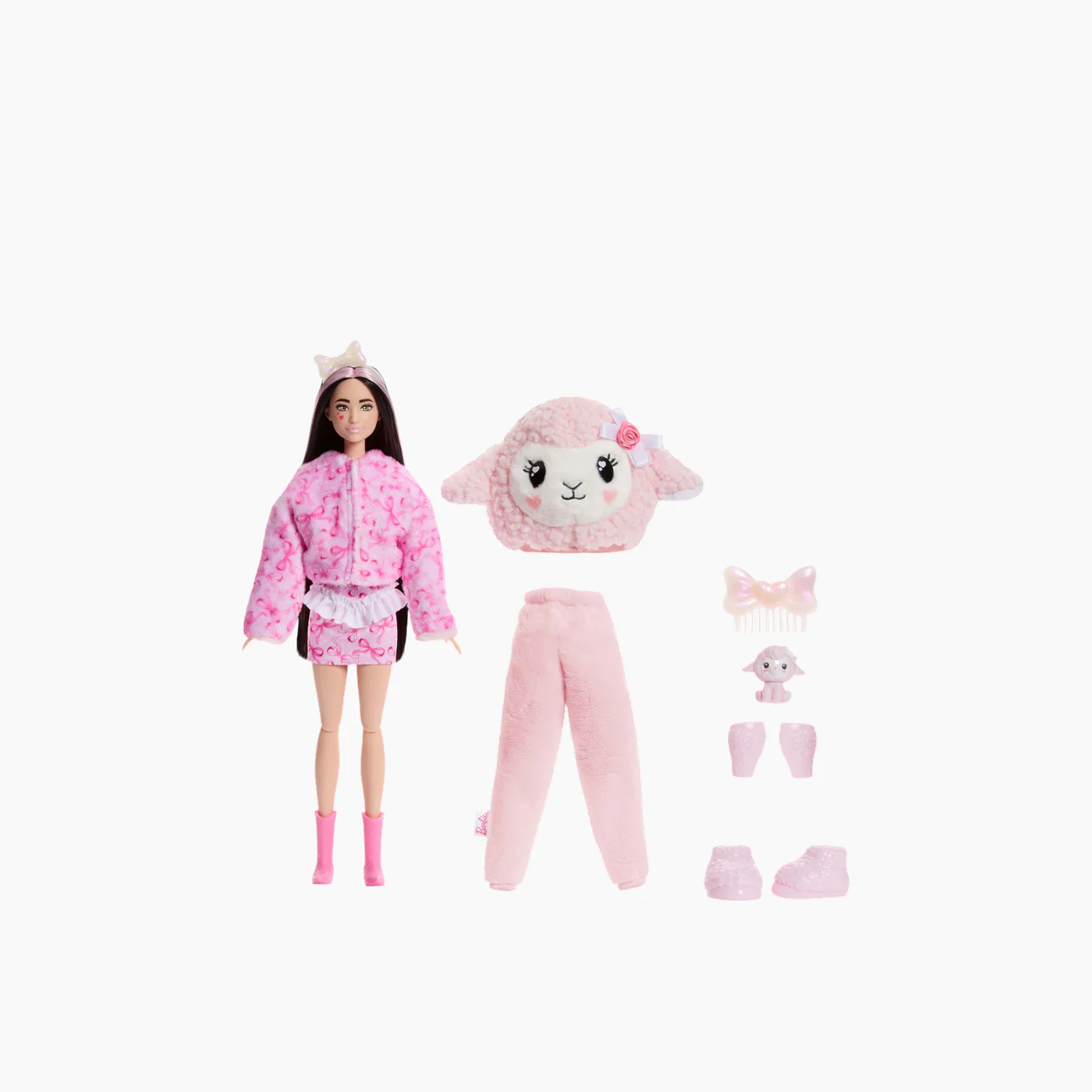 Mattel Barbie®️ Cutie Reveal Care Bears Sweet Bows series Brunete - Image 2