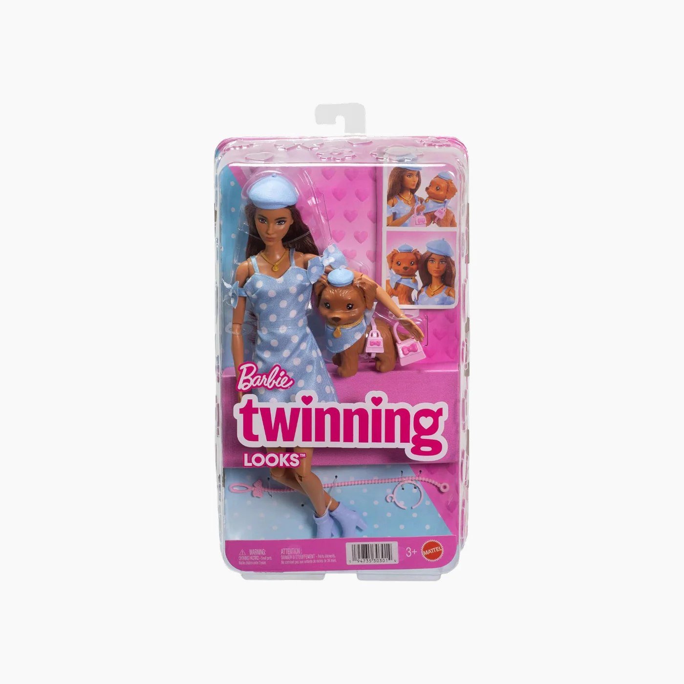 Mattel Barbie®️ Twinning Looks - Brunette Doll - Image 2