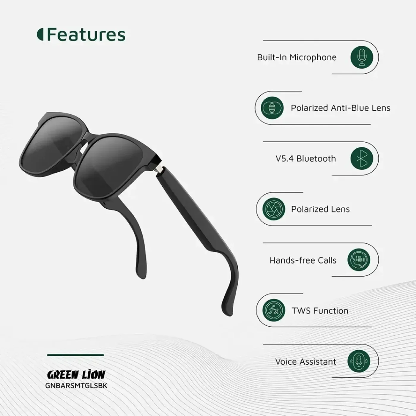 Green Lion Barcelona Smart Glasses - Image 7