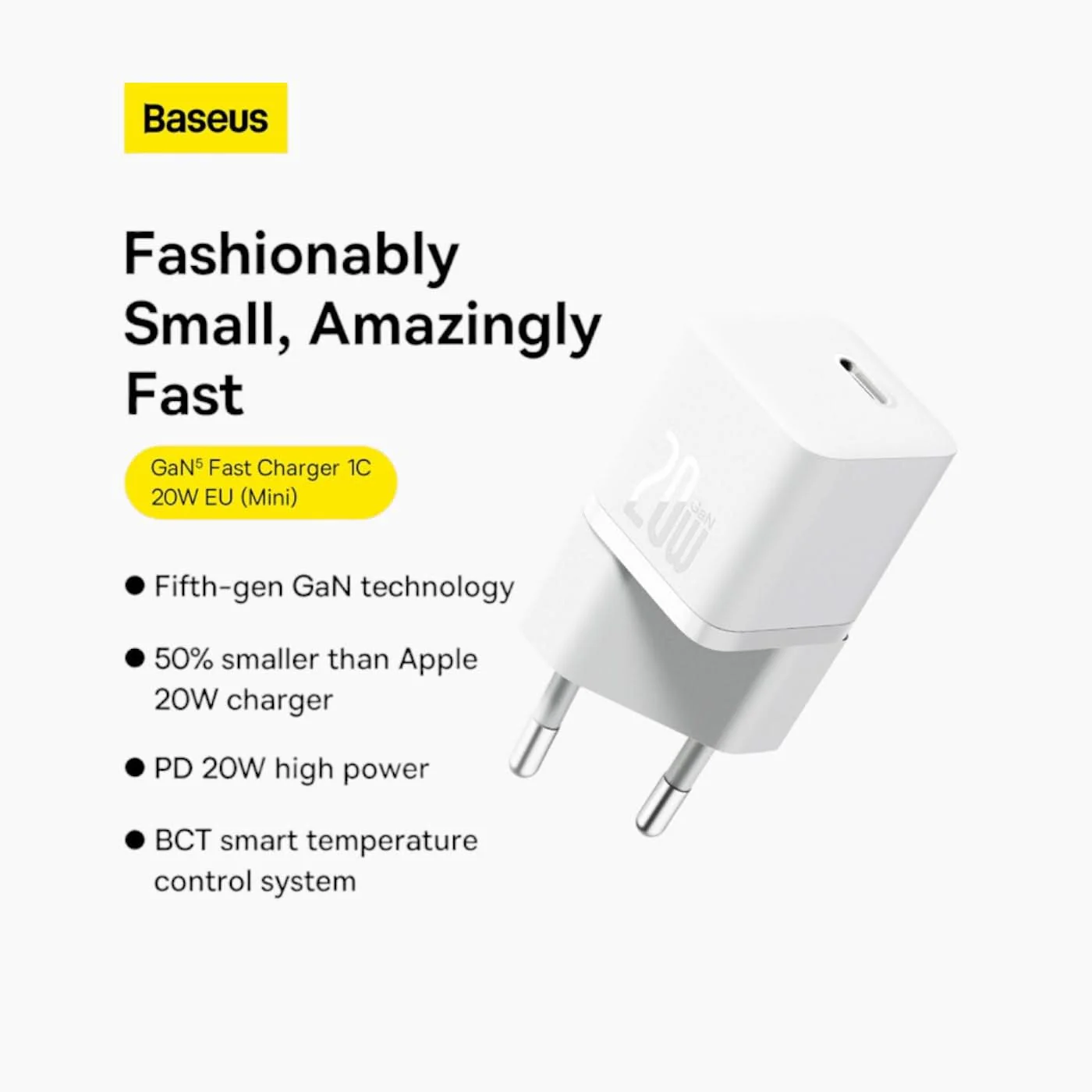 Baseus GaN5 Fast Charger 20W - Image 3