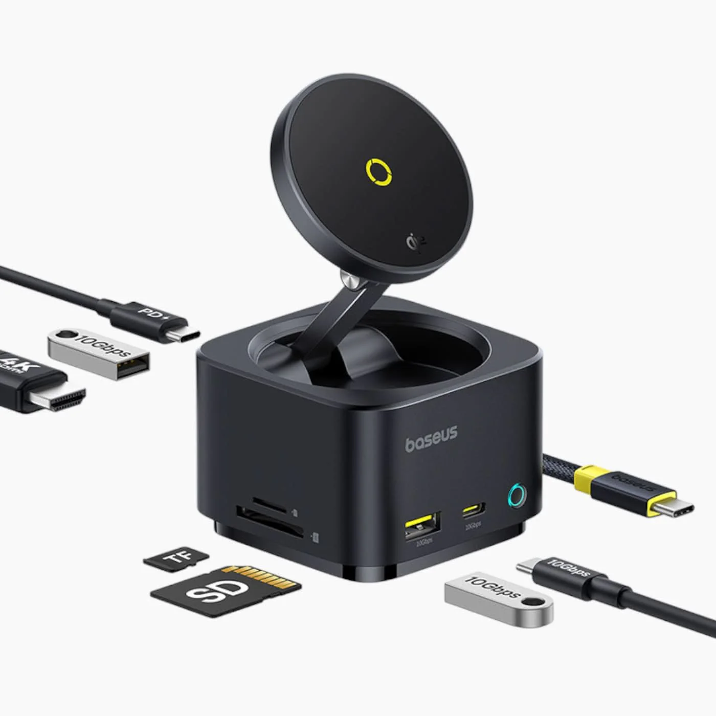 Baseus MagPro Series II 7-in-1 Hub - Image 3