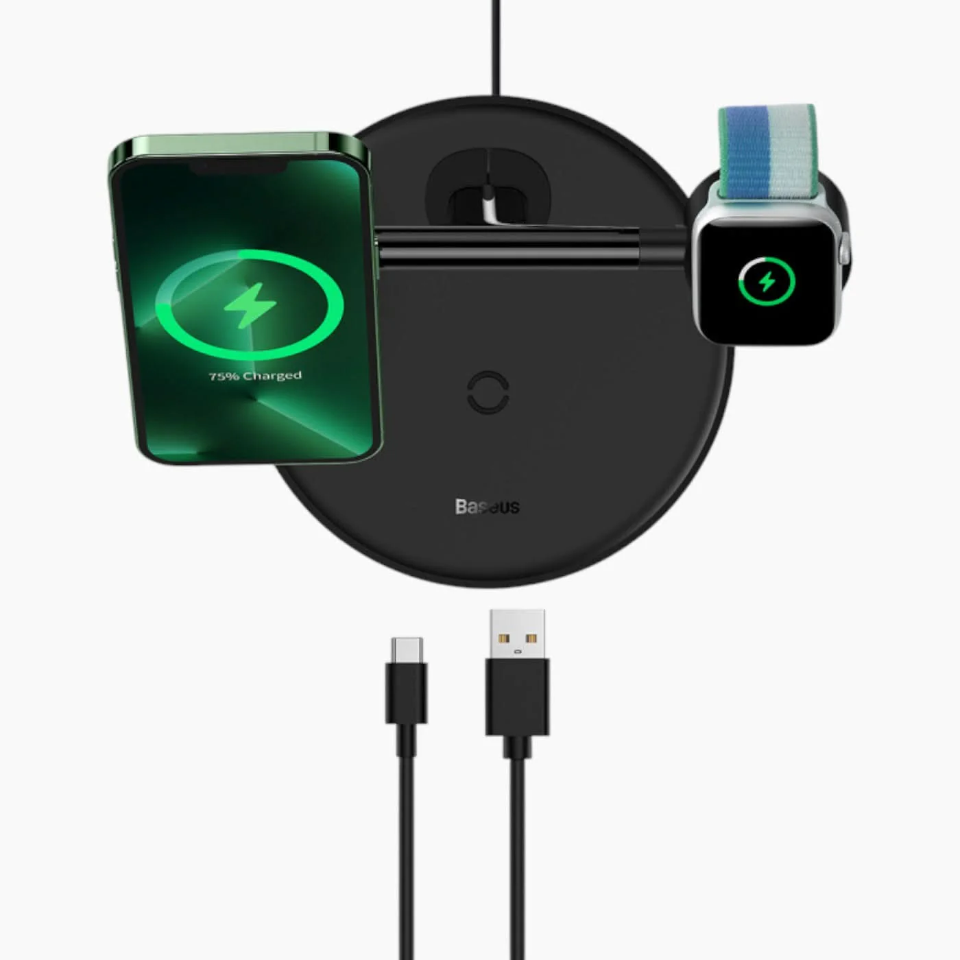 Baseus Swan 3-in-1 Wireless Magnetic Charging Bracket - Image 4