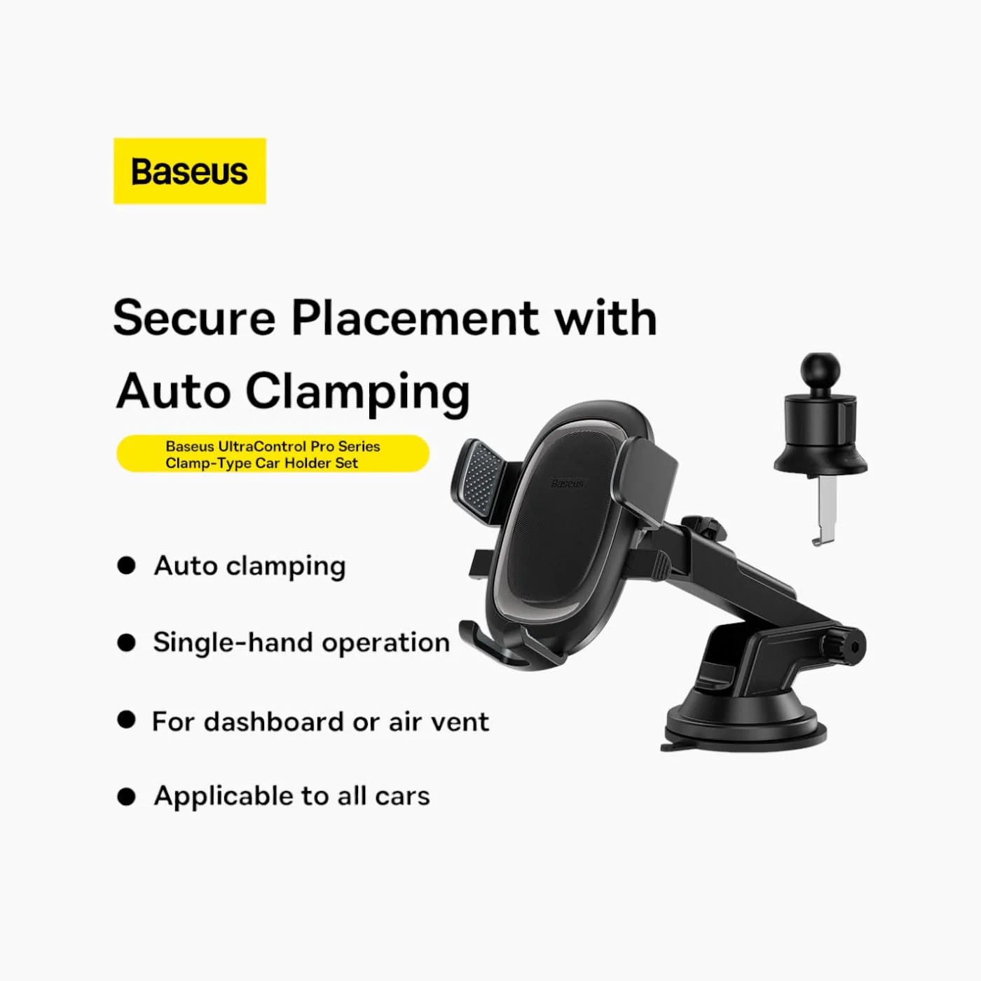 Baseus Ultra Control Pro Car Holder - Image 5