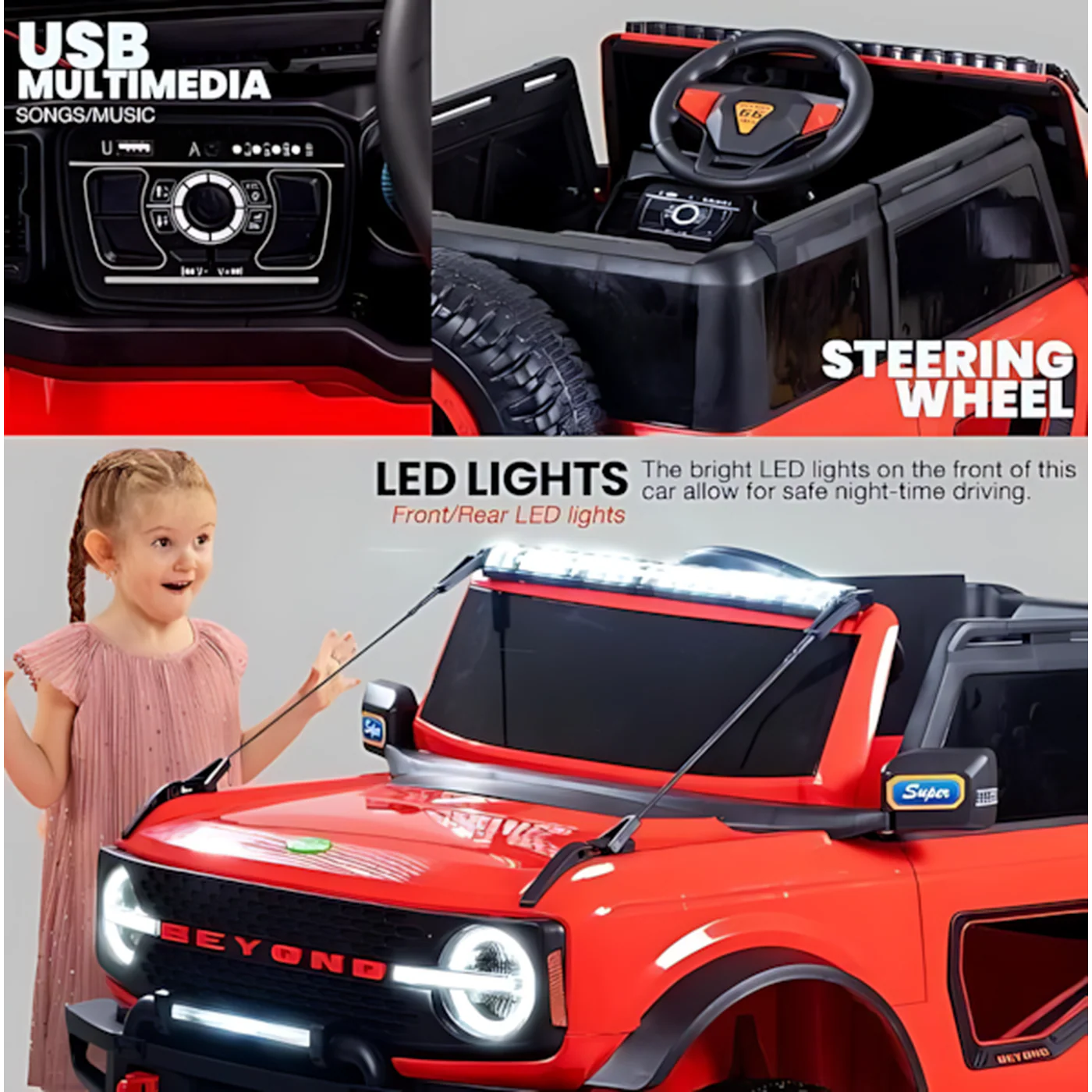 KIDS SUPPLIES AND RIDE-ON Battery Operated Car - Image 6