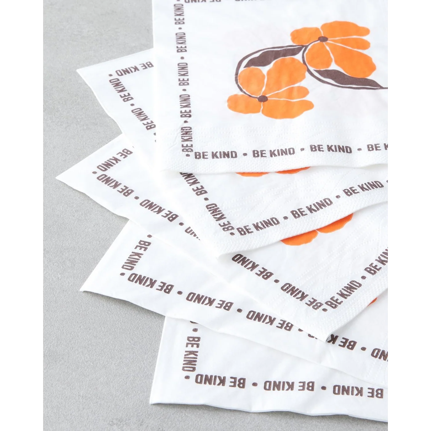 EH Living Be Kind Paper 20 pcs Napkin 33x33 cm Orange - Image 3