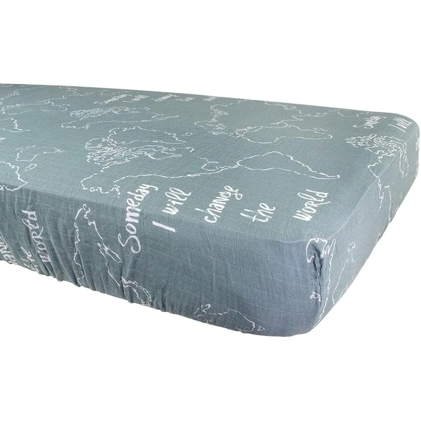Bebe Au Lait Someday Oh So Soft Muslin Crib Sheet - Image 2