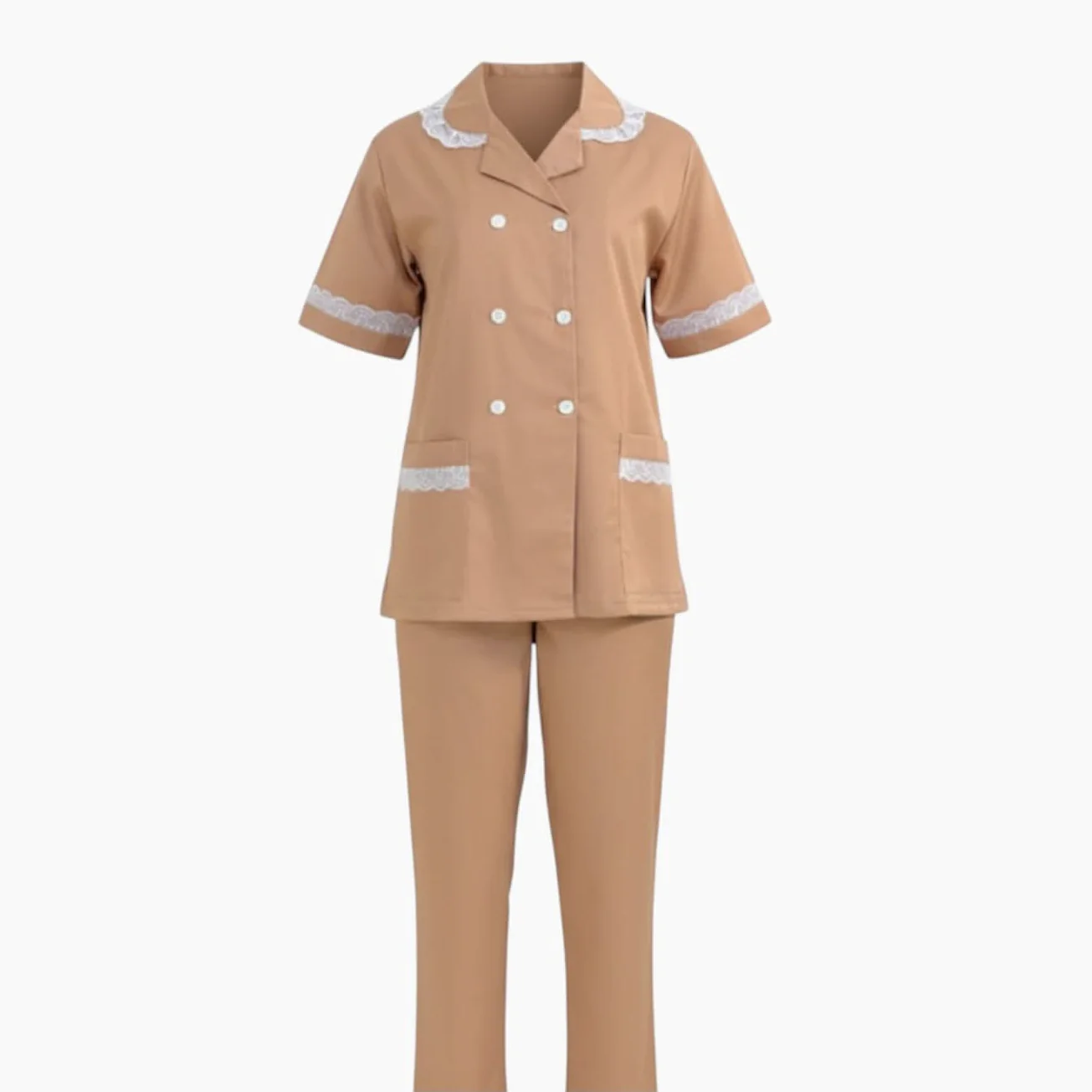 Nuvia Beige Housemaid Uniform