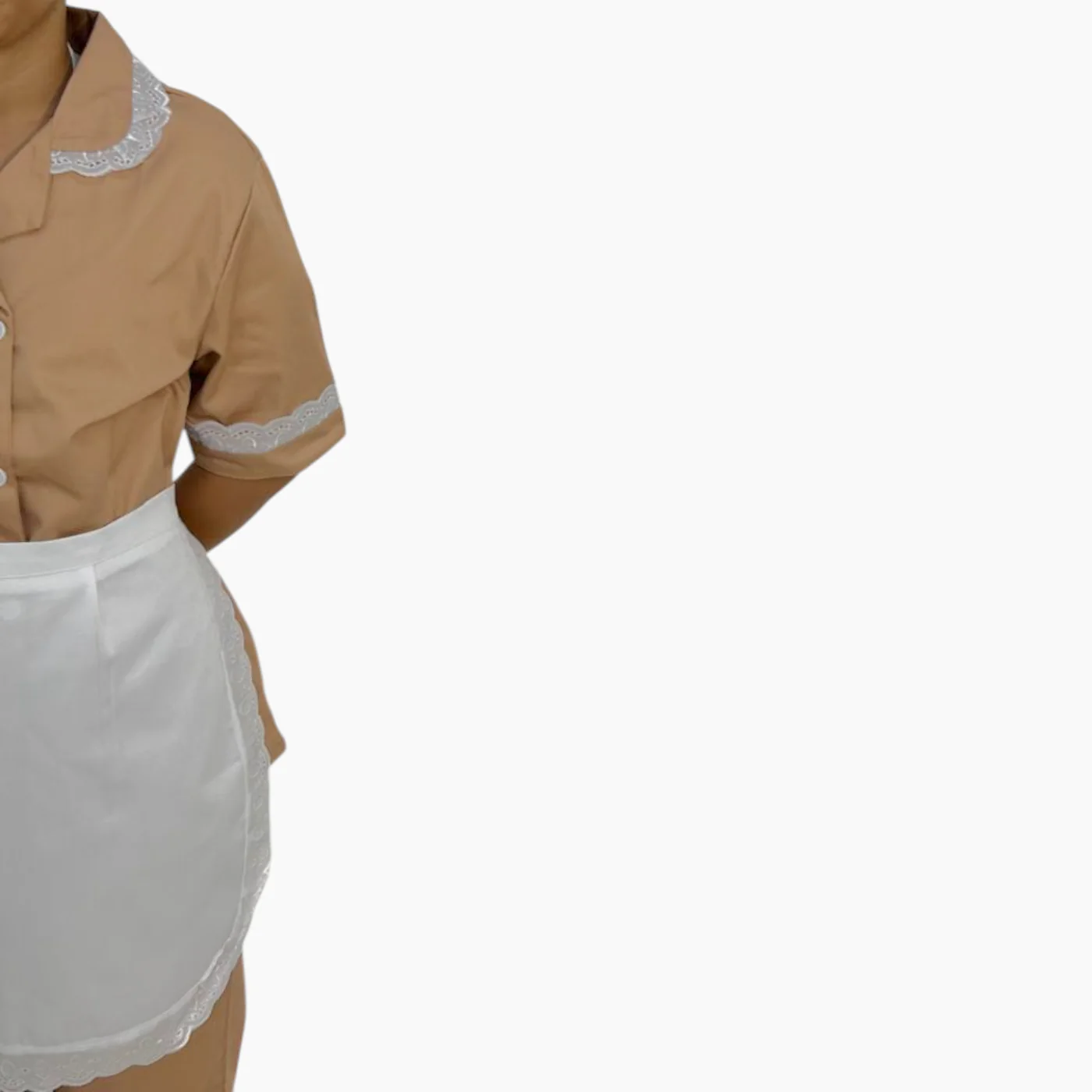 Nuvia Beige Housemaid Uniform - Image 3