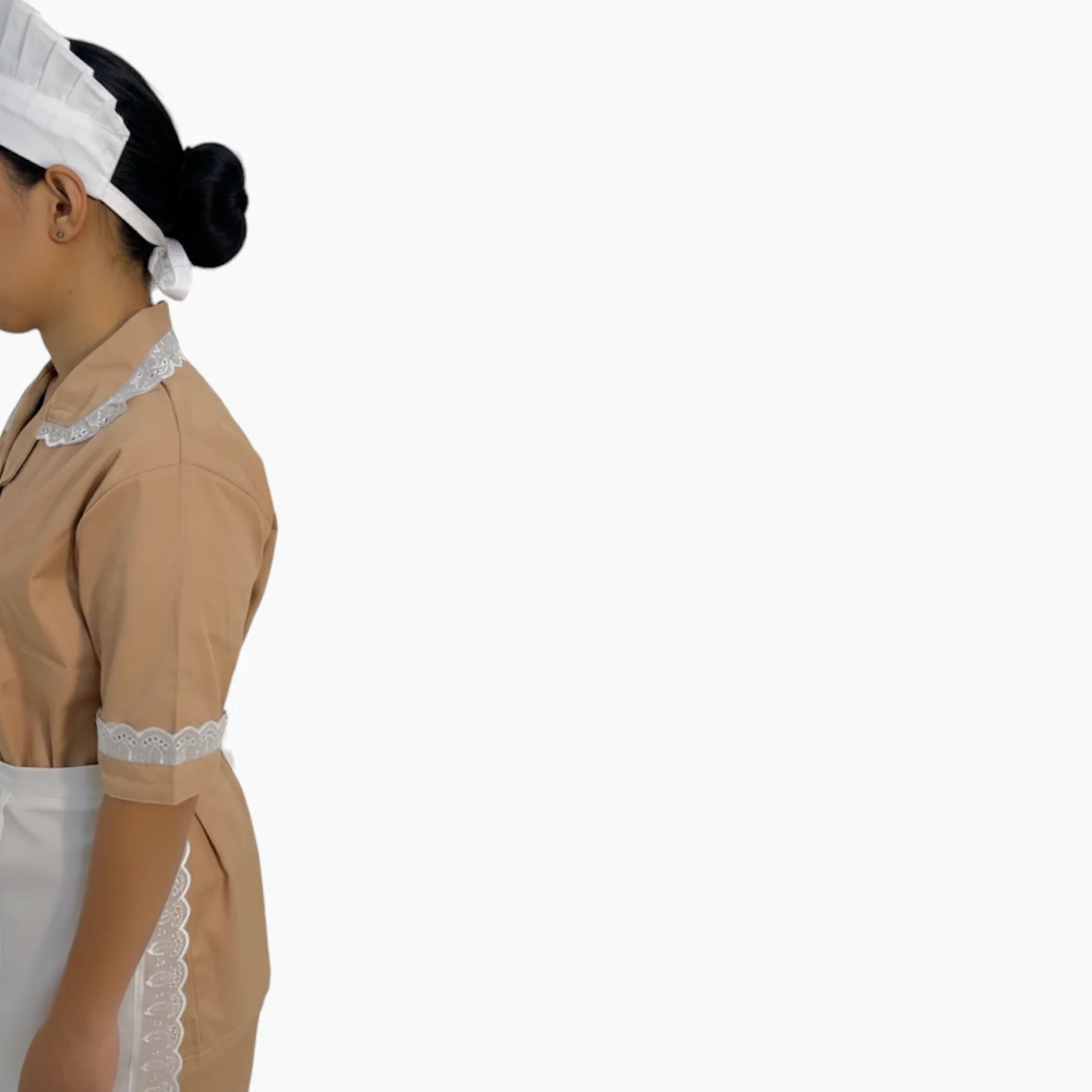 Nuvia Beige Housemaid Uniform - Image 4