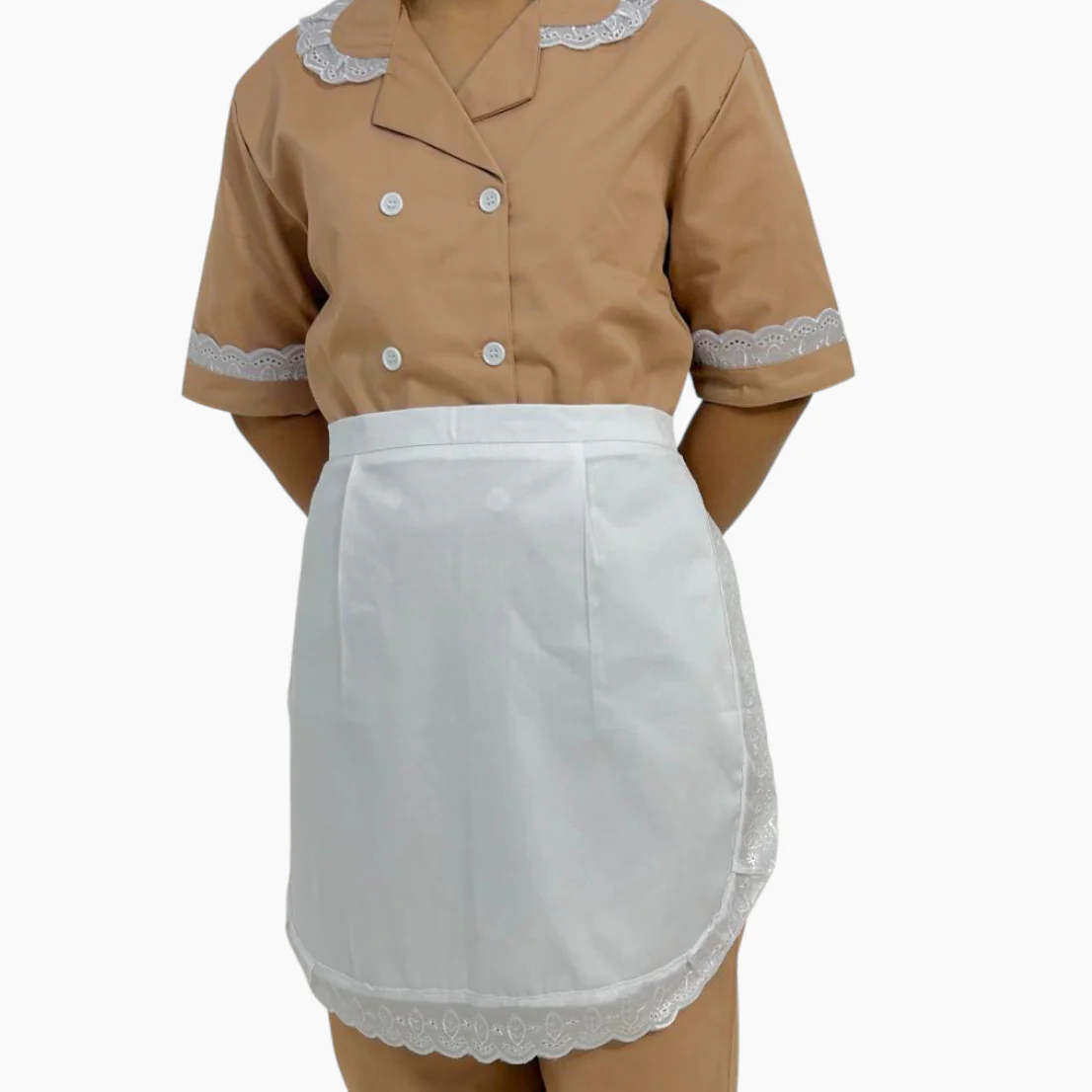 Nuvia Beige Housemaid Uniform - Image 7