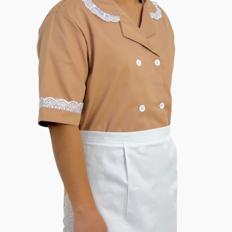 Nuvia Beige Housemaid Uniform - Image 8