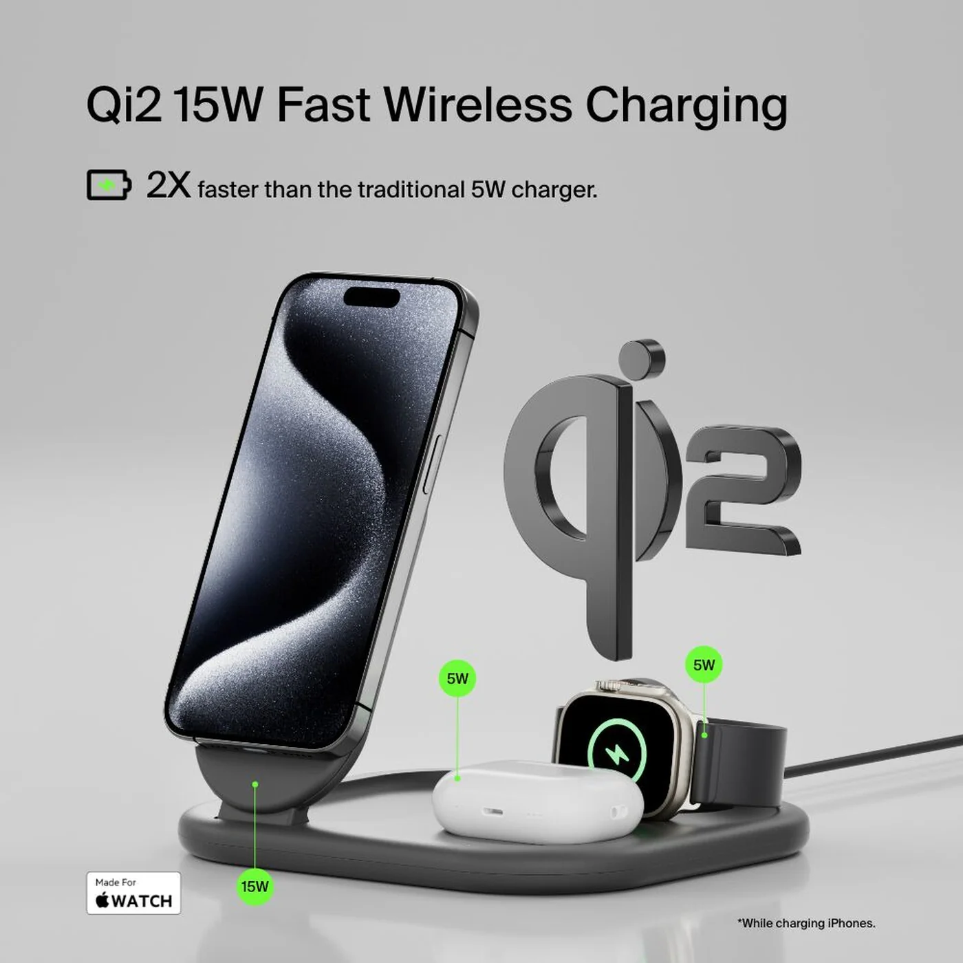 Belkin 3-In-1 Magnetic Foldable Wireless Charger - Image 12