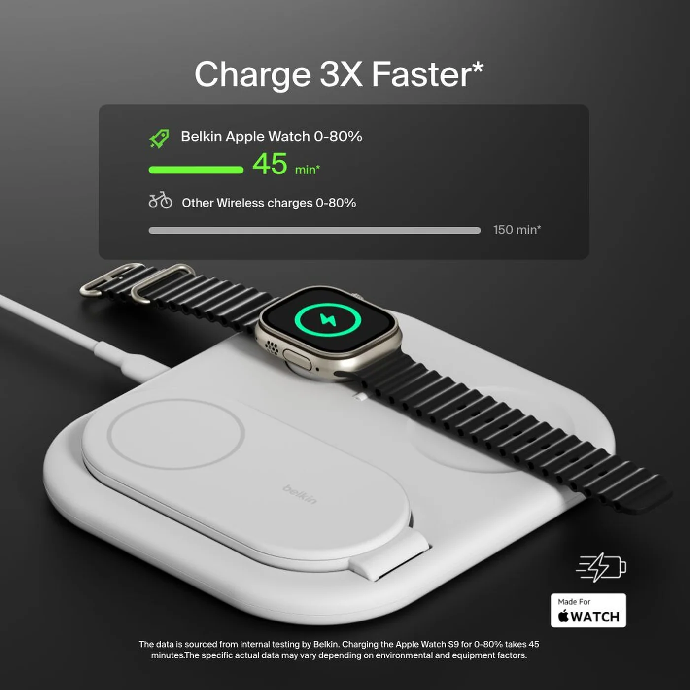 Belkin 3-In-1 Magnetic Foldable Wireless Charger - Image 14