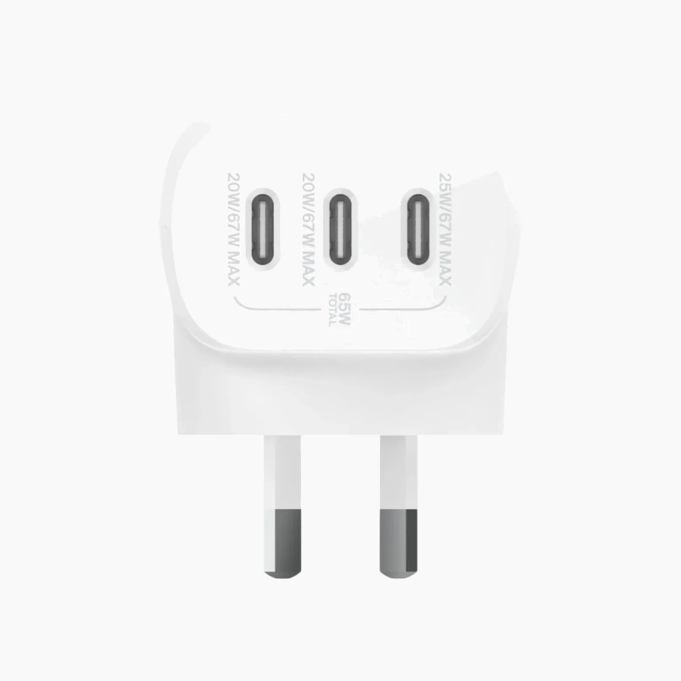 BELKIN BoostCharge 3 Ports USB-C Wall Charger Adapter 67W - Image 2