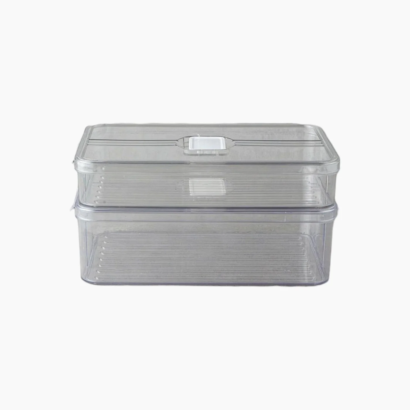 EH Living Bella Plastic 2 pcs Kitchen Organizer 3 L – 5 L Transparent