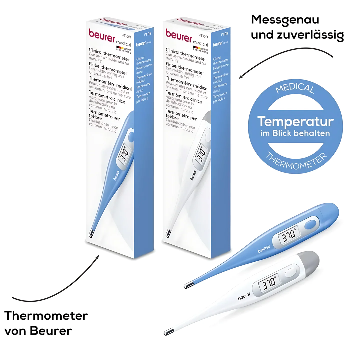 Beurer Thermomenter White - Ft 09 - Image 7