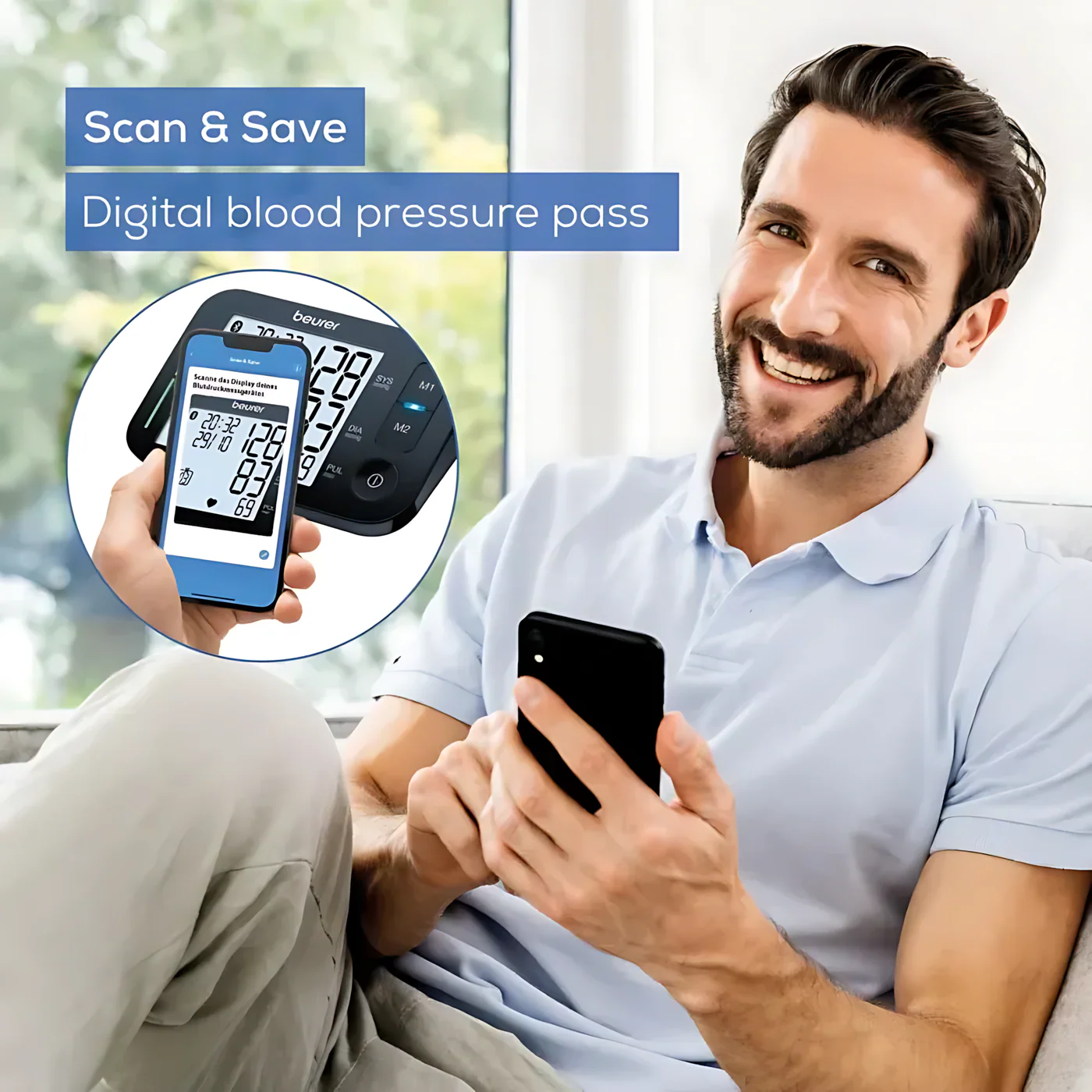 Beurer Upper Arm Blood Pressure- Bm 54 Bt - Image 4