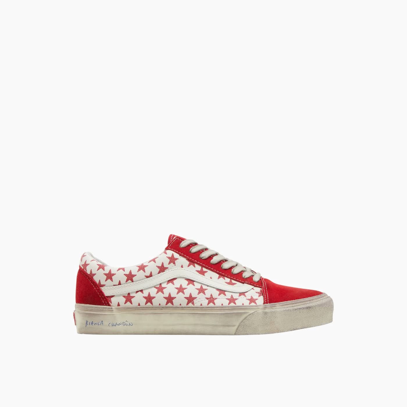 Vans Bianca Chandn x Old Skool VLT LX 'Stressed Red' Shoes