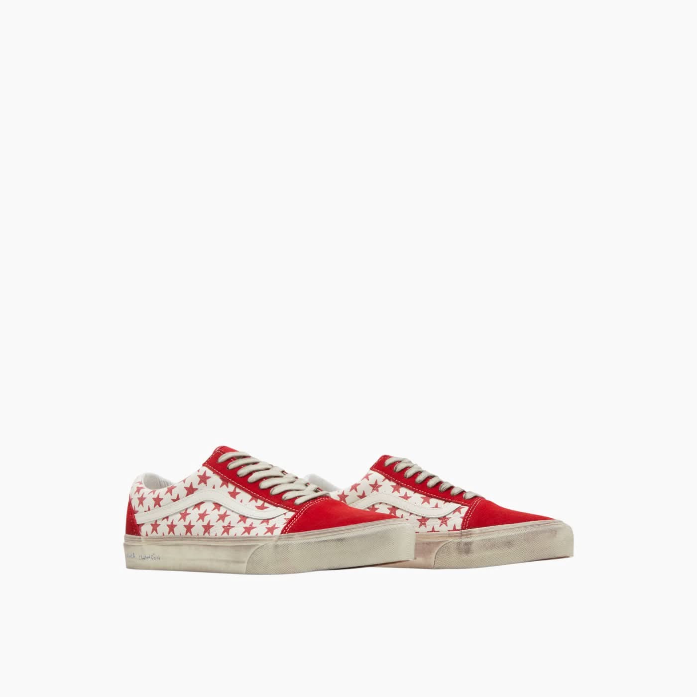 Vans Bianca Chandn x Old Skool VLT LX 'Stressed Red' Shoes - Image 4