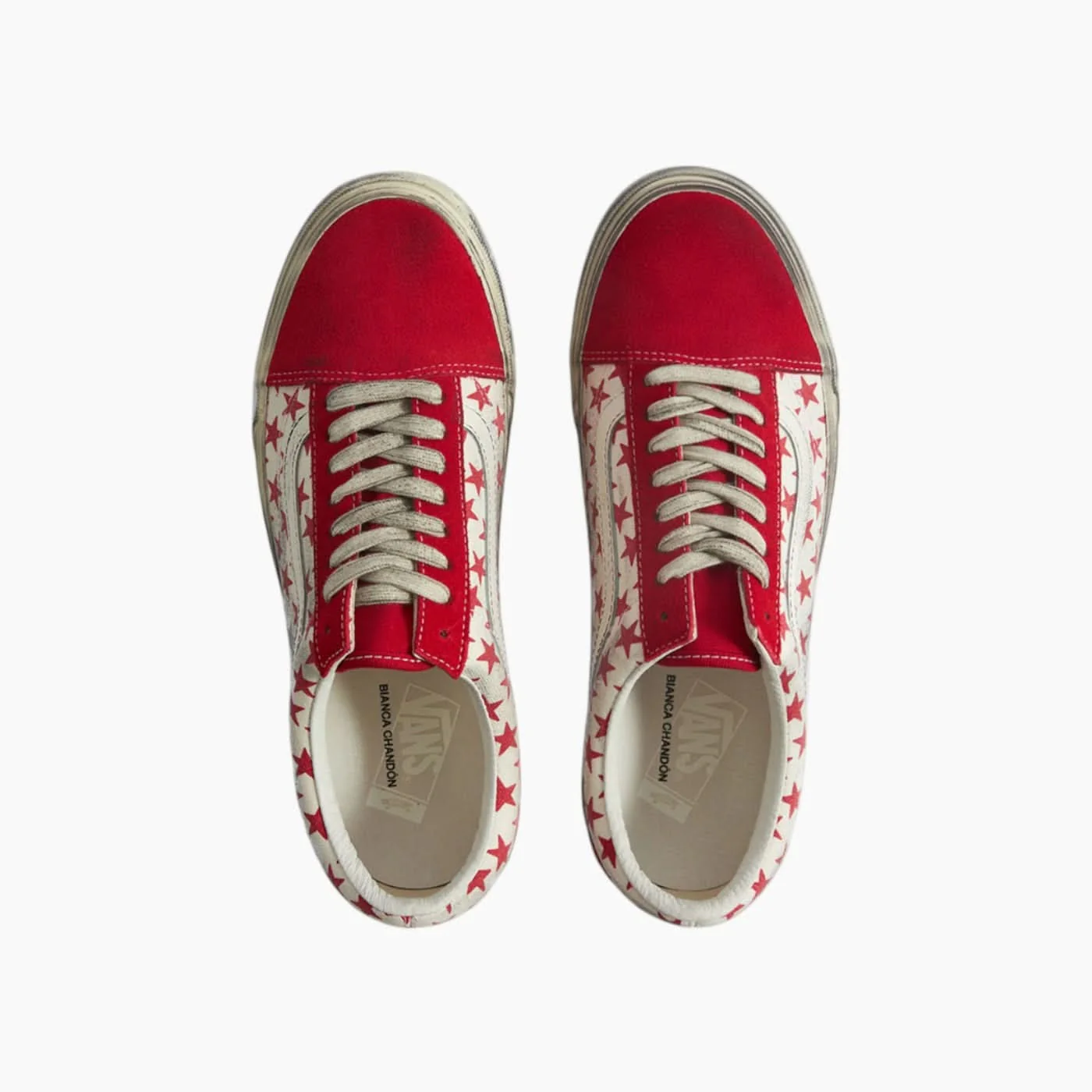 Vans Bianca Chandn x Old Skool VLT LX 'Stressed Red' Shoes - Image 5