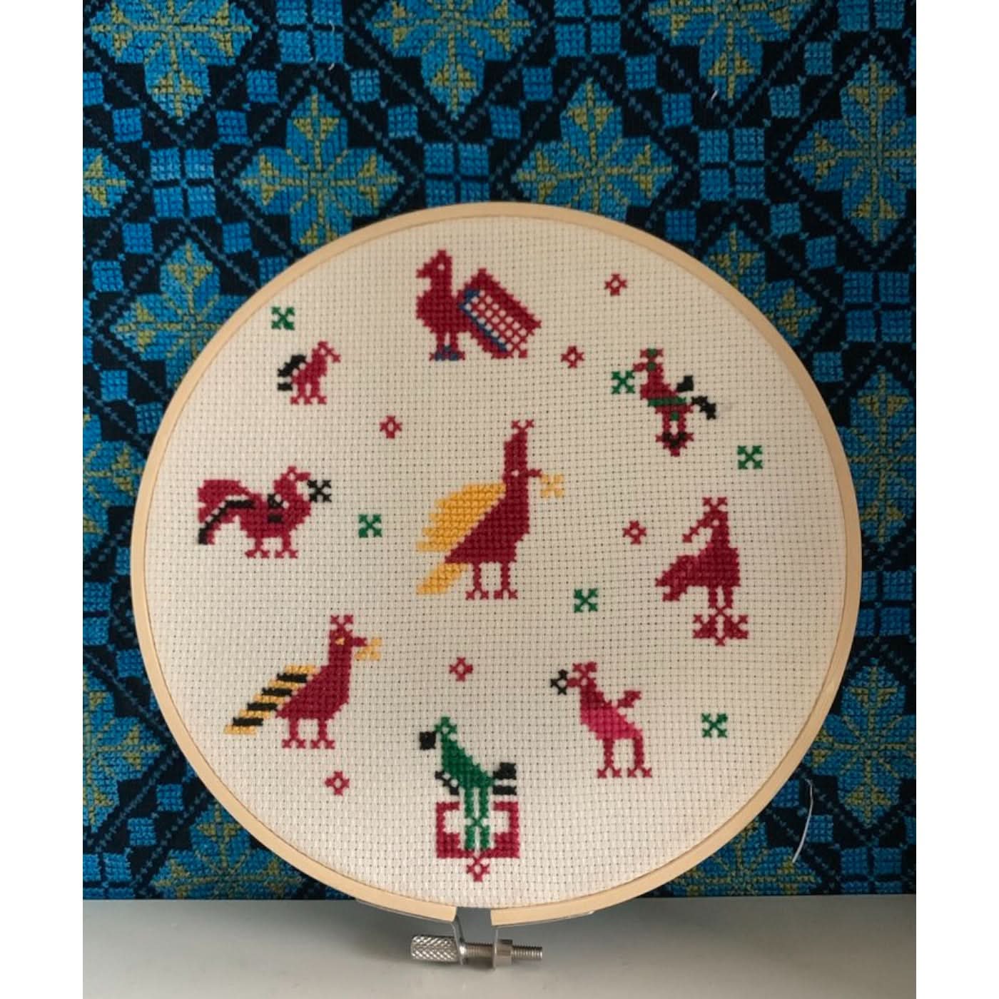 Folkglory Birds of Palestine Embroidery Kit - Image 5