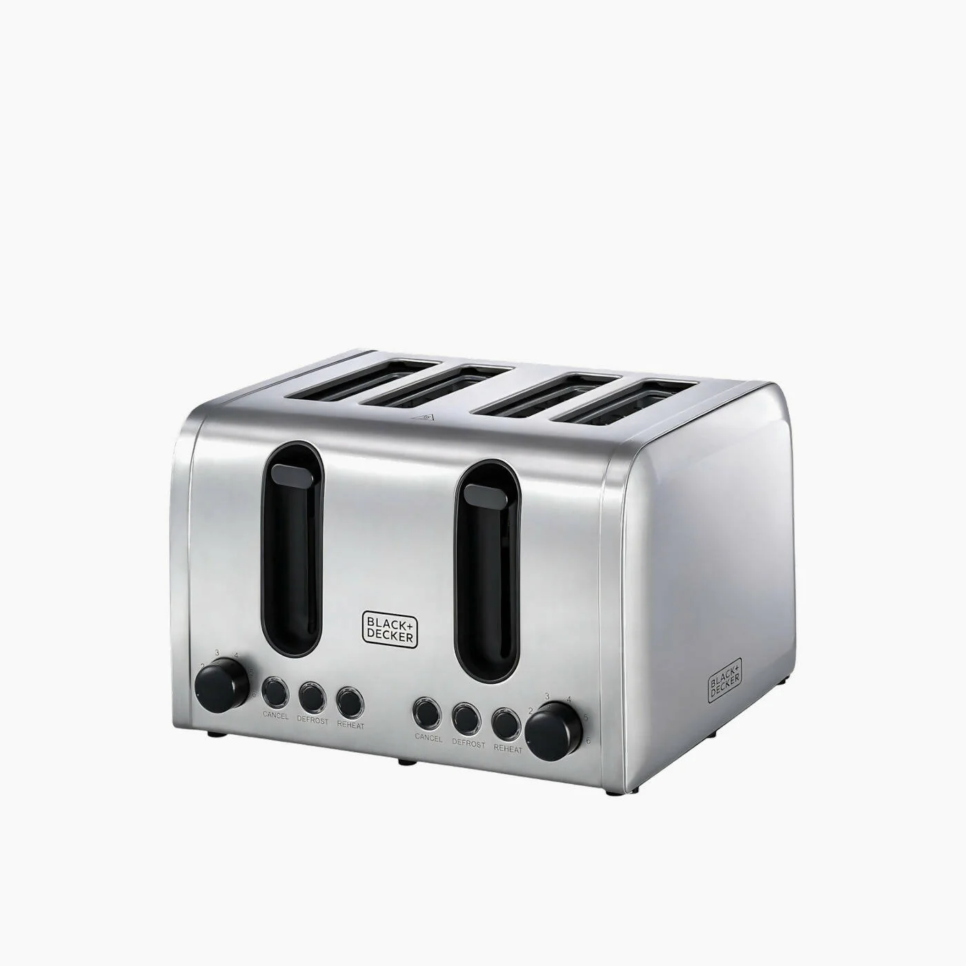 Black + Decker 4 SLICE PARALLEL SLOT SS TOASTER