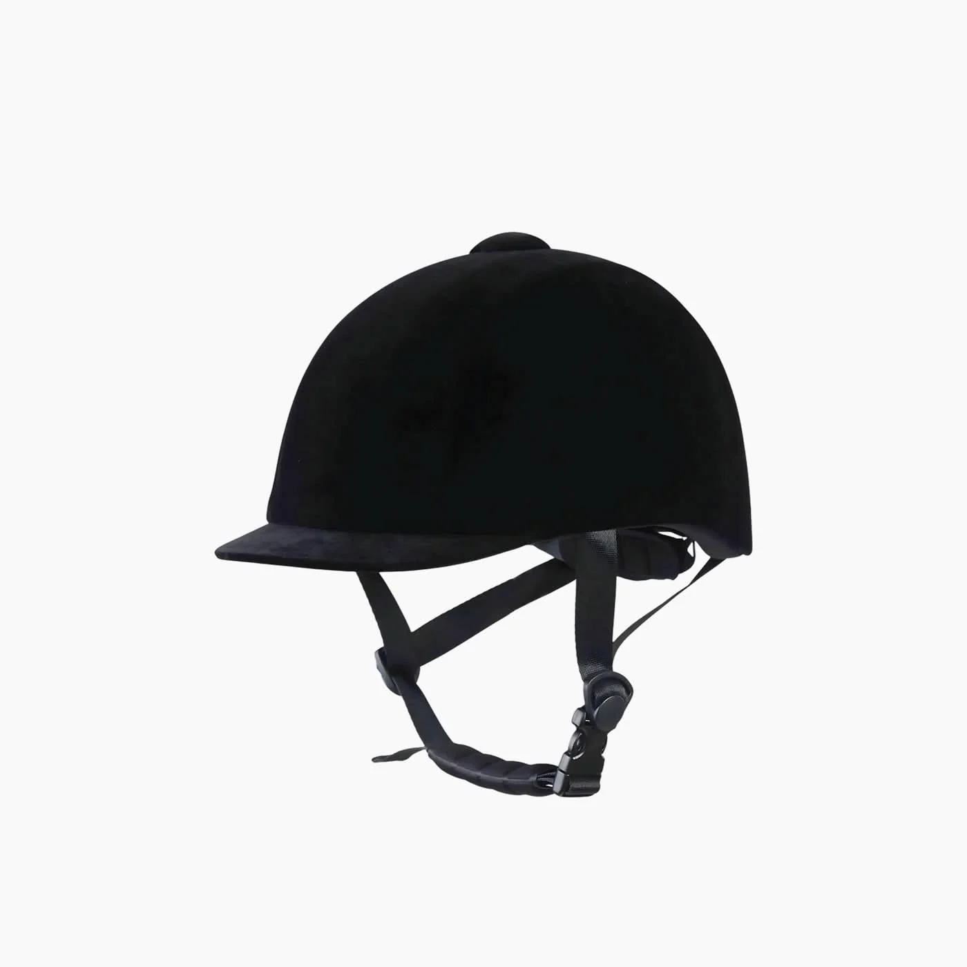 Black Velvet Equestrian Helmet