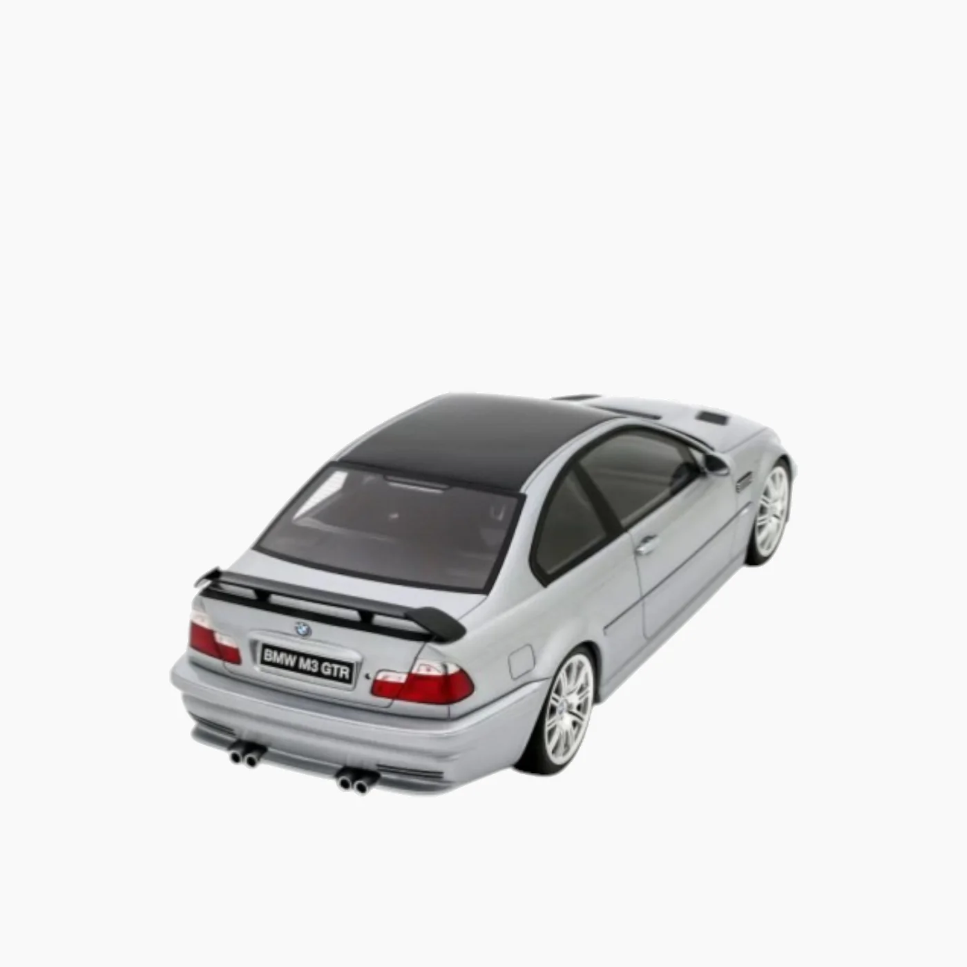 OttoMobile BMW M3 GTR E46 Silver 1:18 Scale Model Car - Image 3