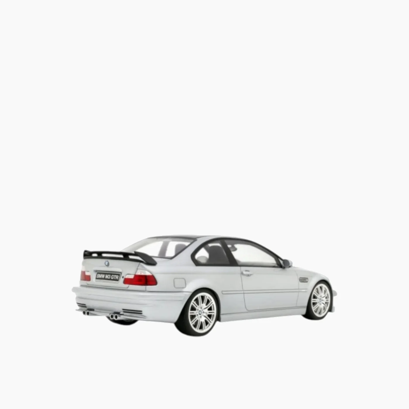 OttoMobile BMW M3 GTR E46 Silver 1:18 Scale Model Car - Image 4