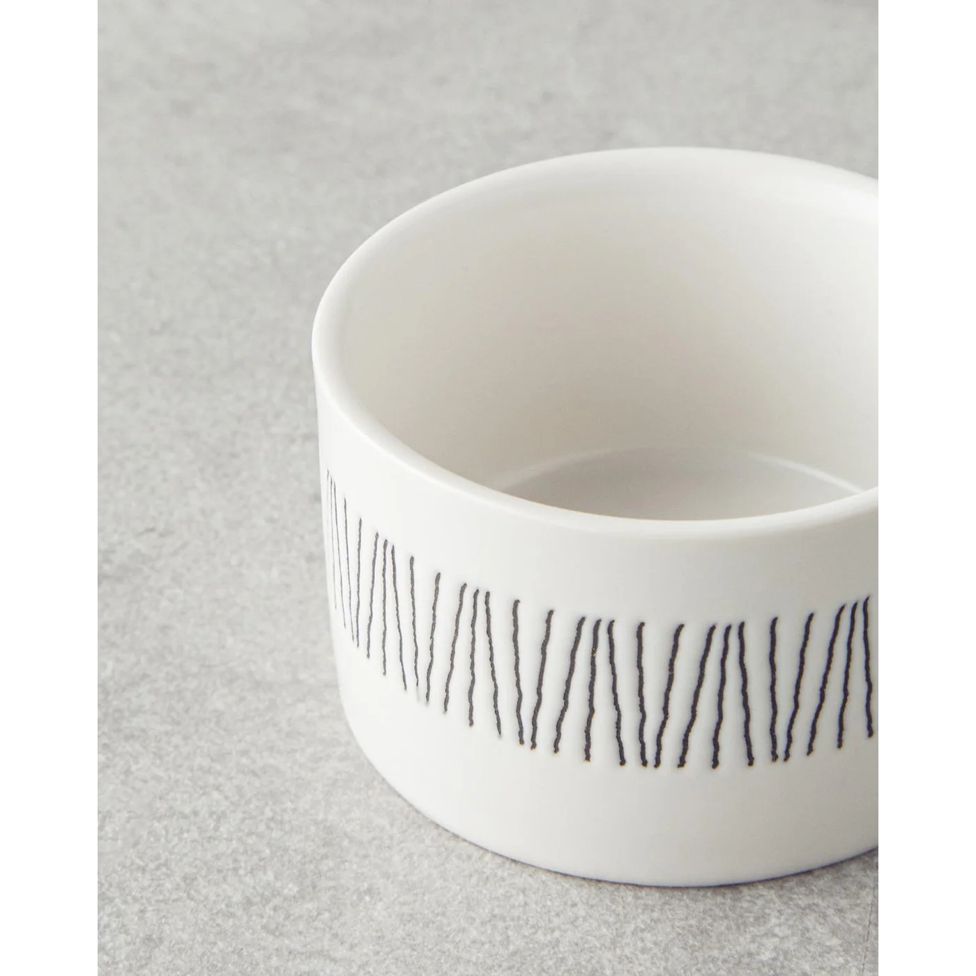 EH Living Bona Stoneware 3 pcs Snack Bowl 6,5 cm Black - White - Beige - Image 2