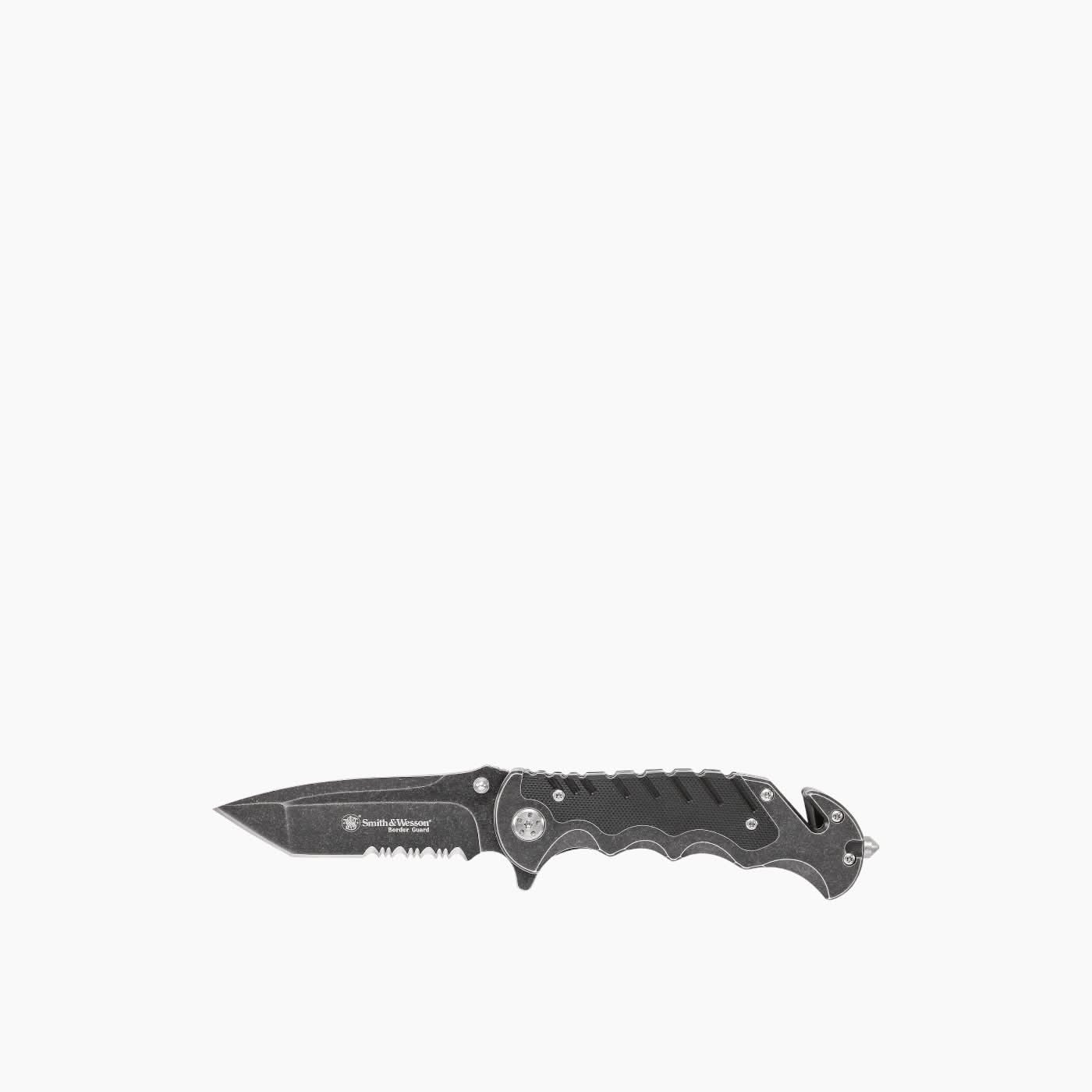 Smith & Wesson Border Guard Serrated Stonewash - Image 2