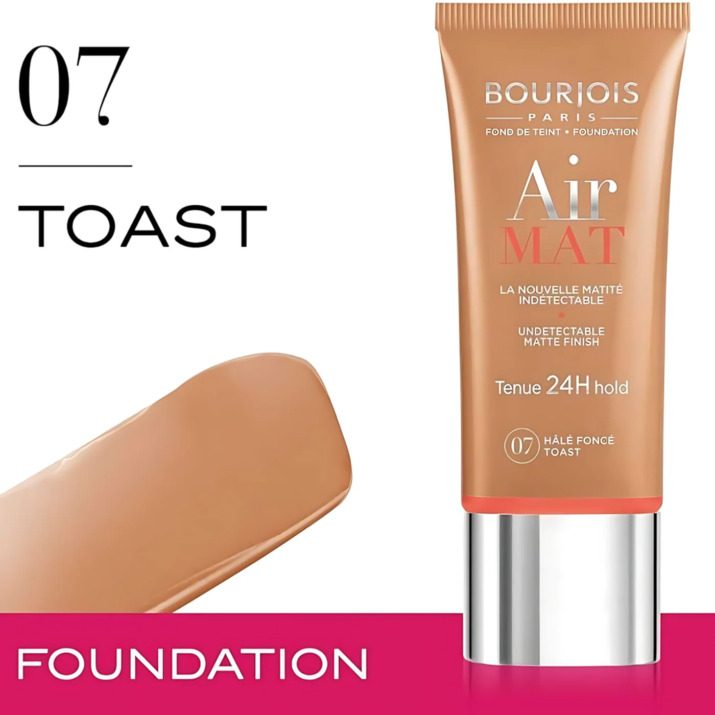 Bourjois Air Mat 24H Foundation 03 Light Beige - Image 9
