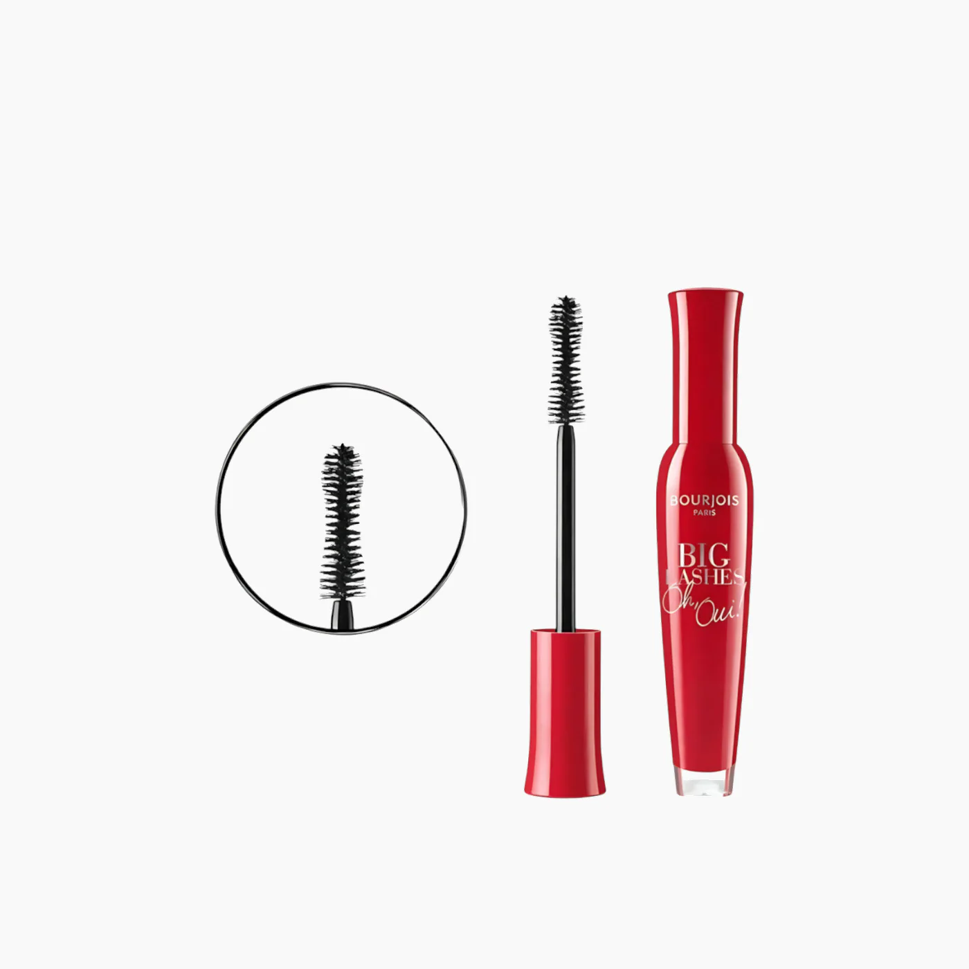 Bourjois Big Lashes Long Intense Volume Black Shade Zigzag Fiber Brush Eyes 001 Black - Image 2