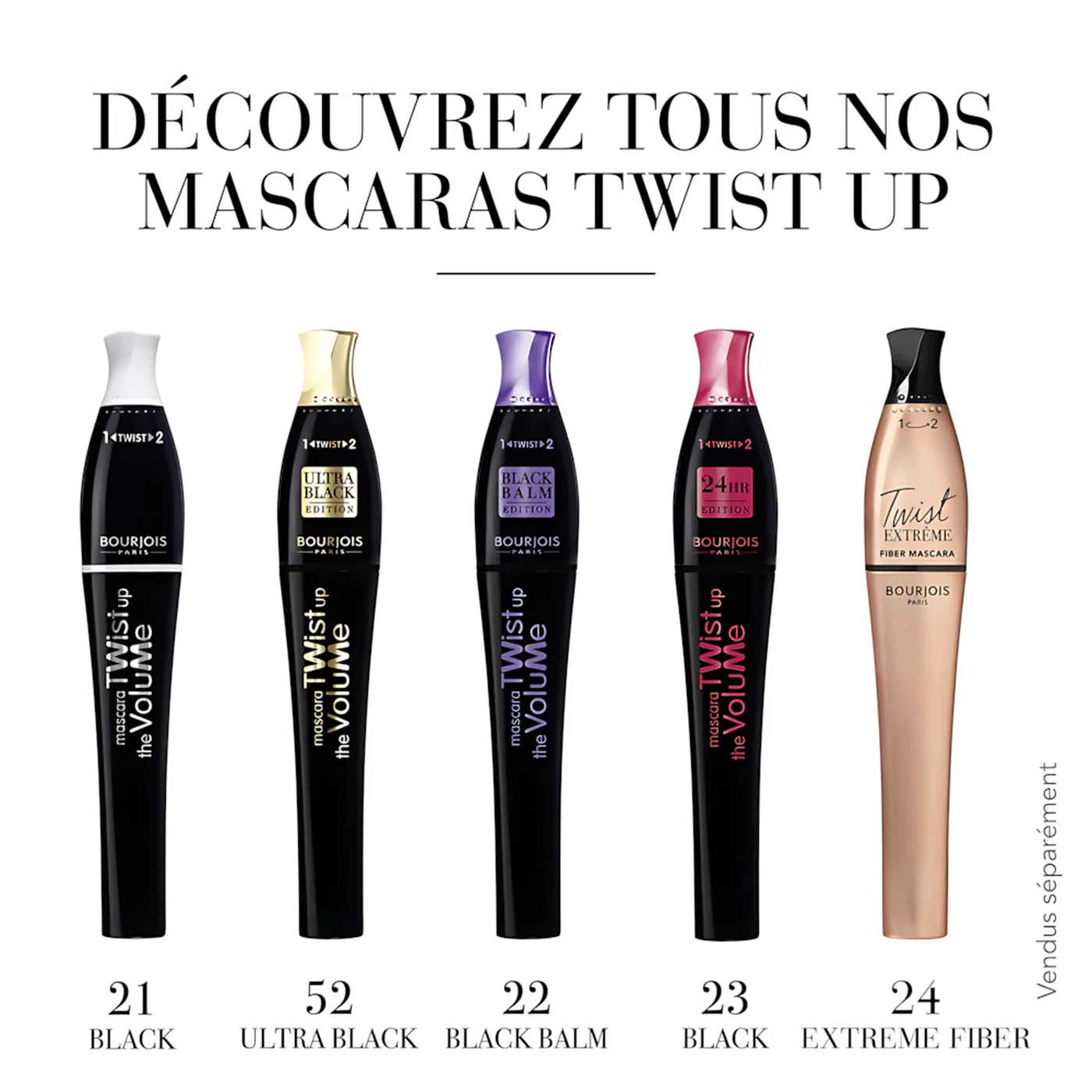 Bourjois Twist Extreme Fiber Mascara 24 Black - Image 7
