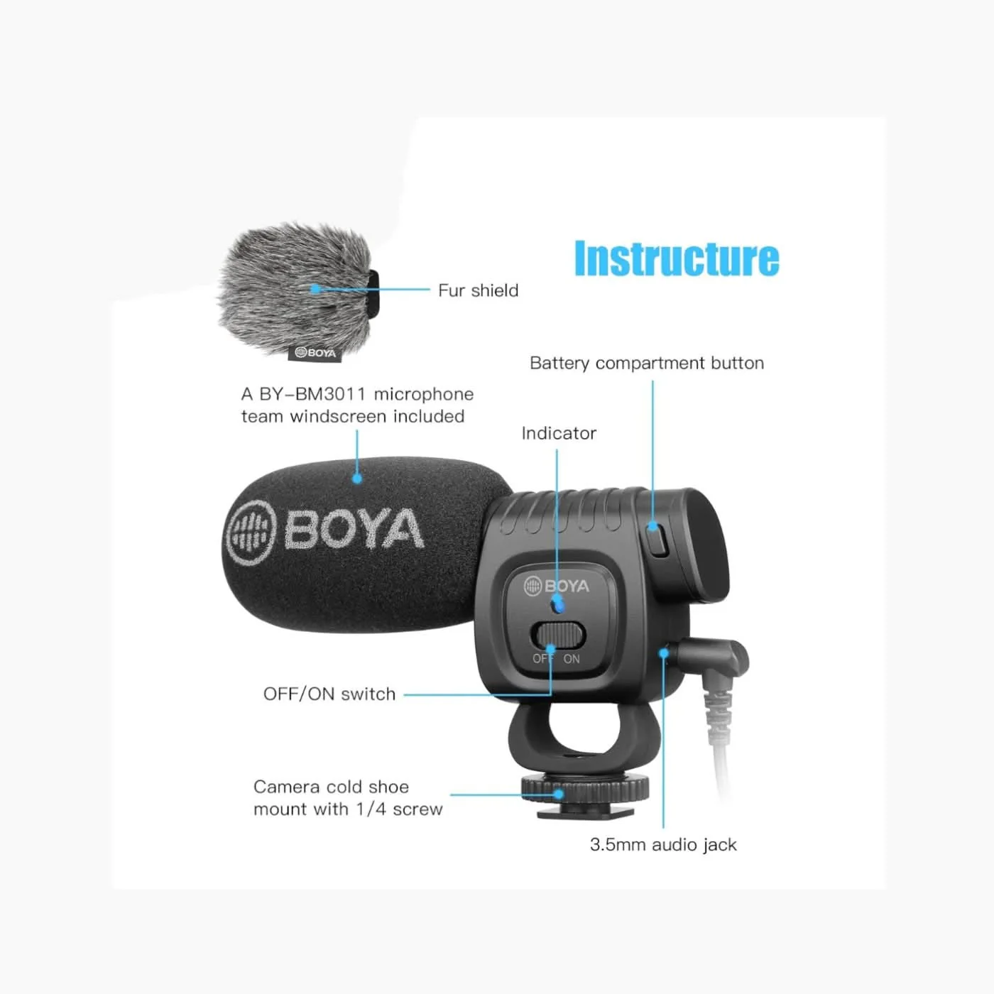 Boya BY-BM3011 Microphone - Image 3