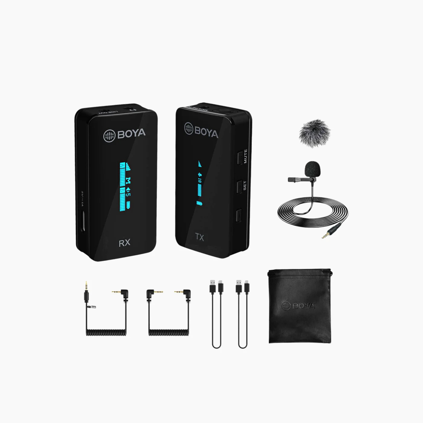 Boya BY-XM6-S1 Wireless Lavalier Microphone - Image 2