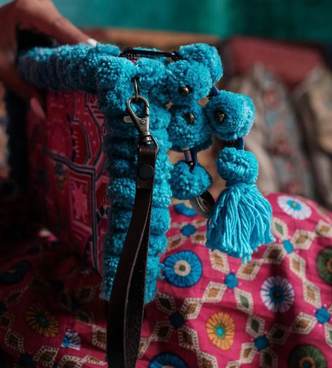 Brazilian Handmade Embroidered Clutch - Image 3