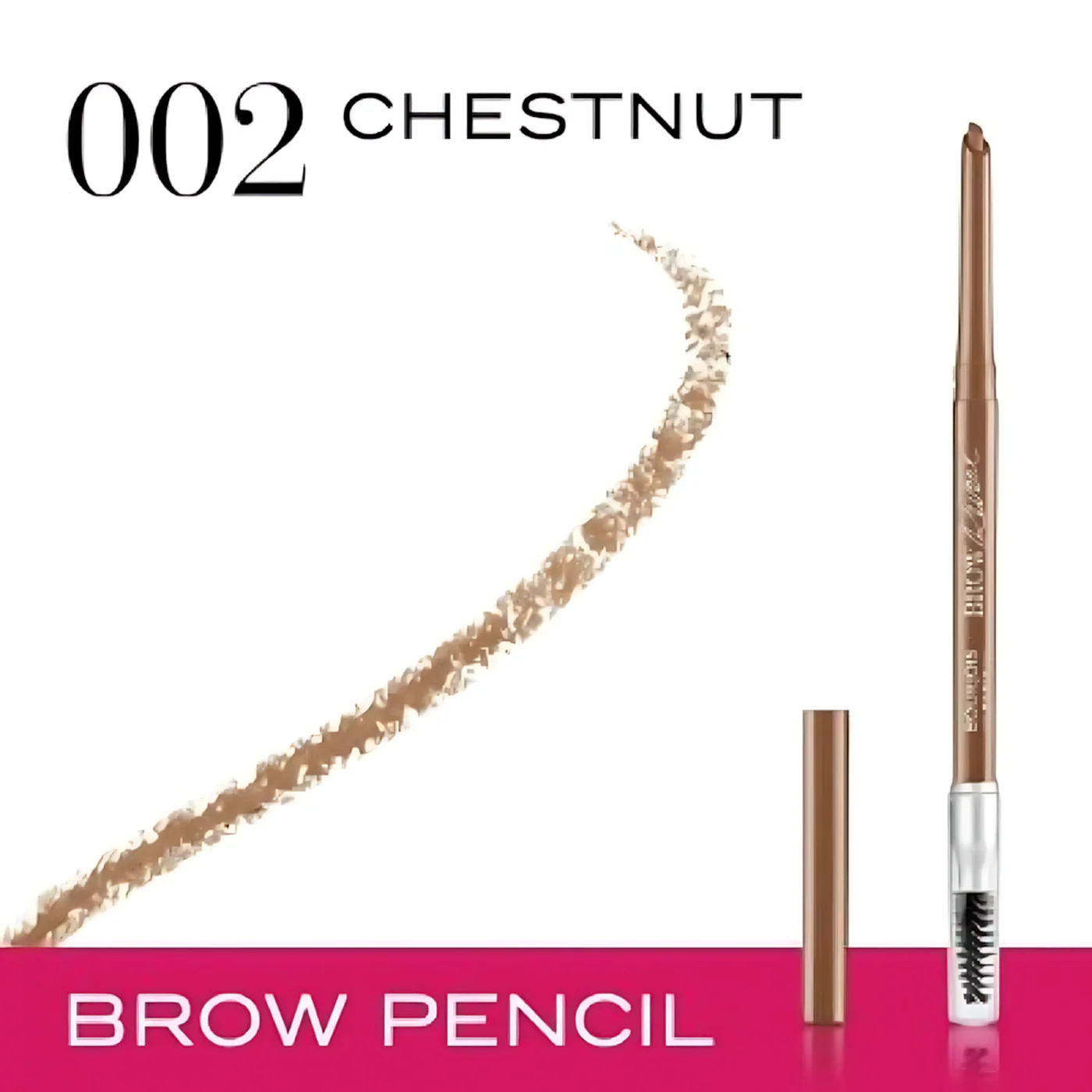 Brown Bourjois Brow Reveal Micro Brow Pencil 02 Soft Brown - Image 2