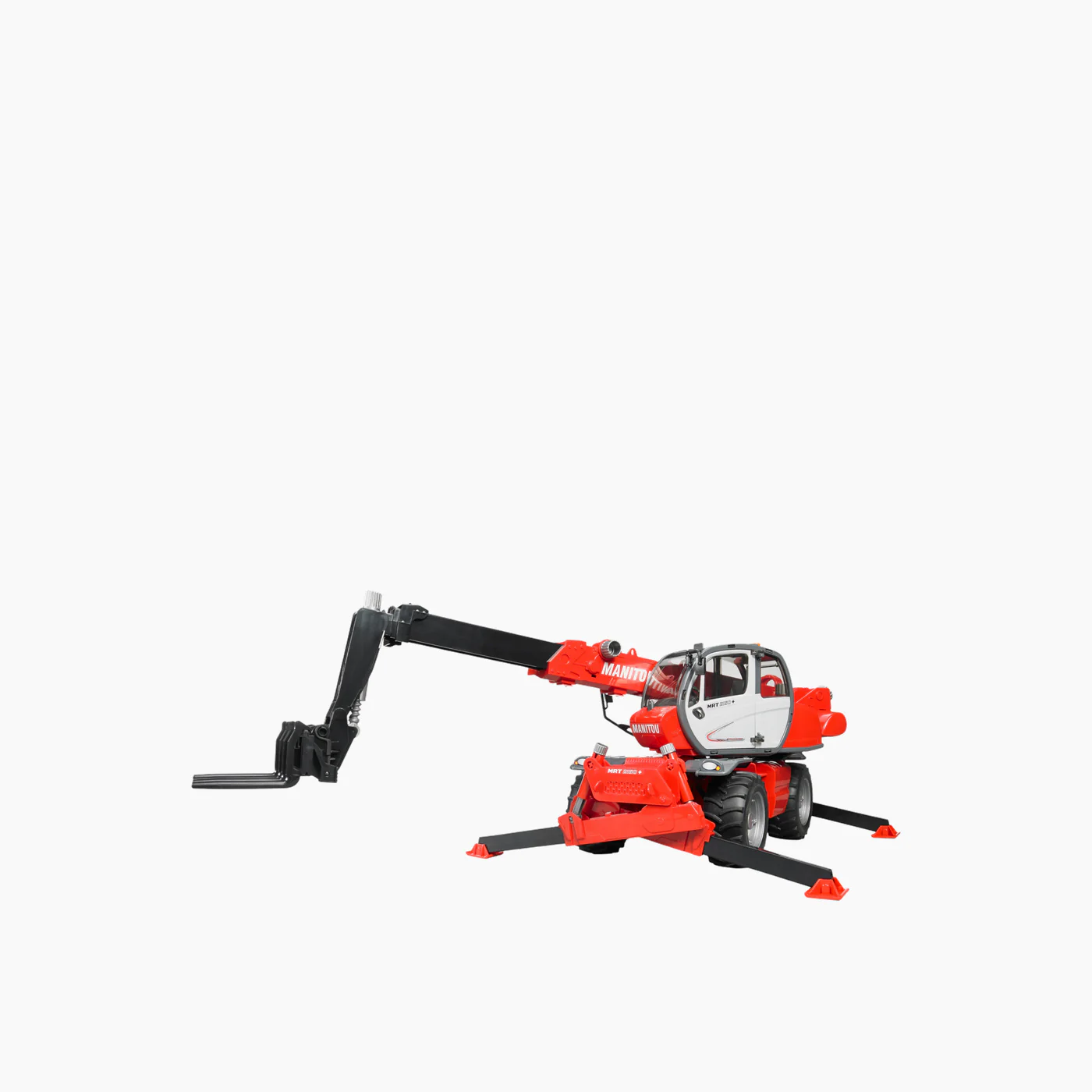 Bruder Manitou Telescopic Forklift MRT 2150 with Accessories - Image 2