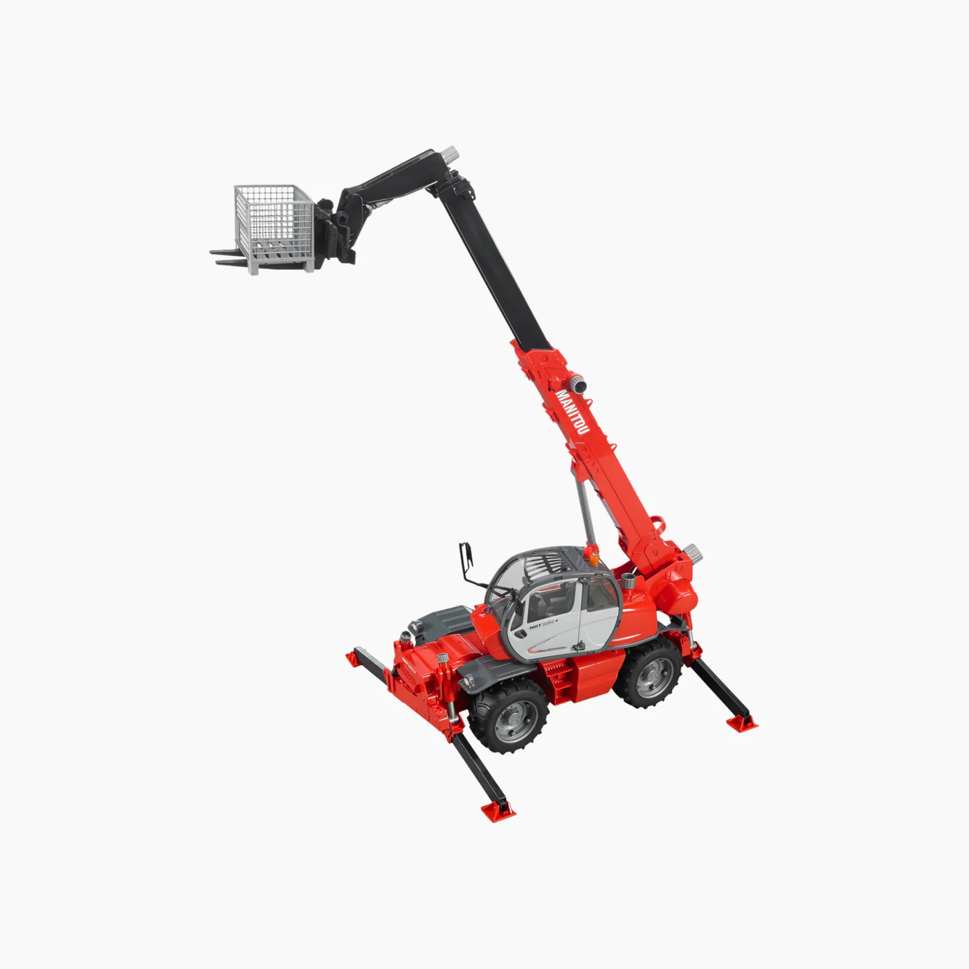 Bruder Manitou Telescopic Forklift MRT 2150 with Accessories - Image 4