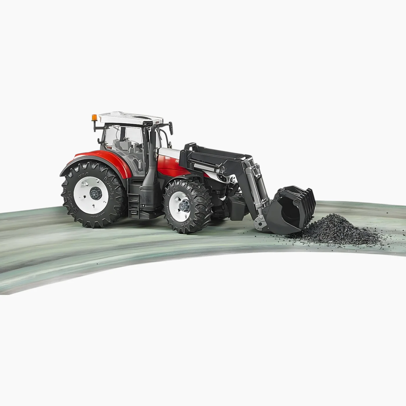 Bruder Steyr 6300 Terrus CVT with Frontloader - Image 3