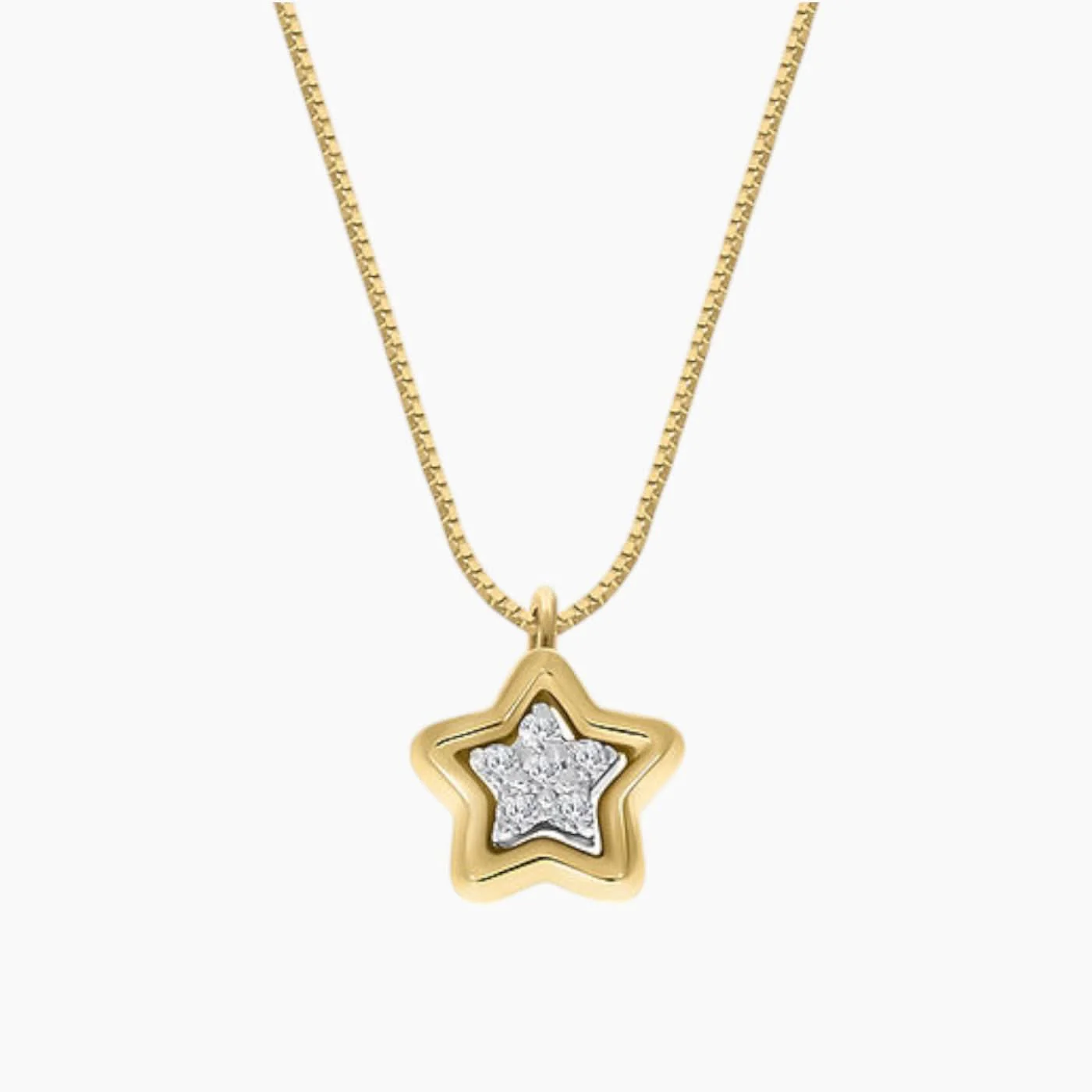 Baby Chic Fine Jewelry Bubble Star Necklace
