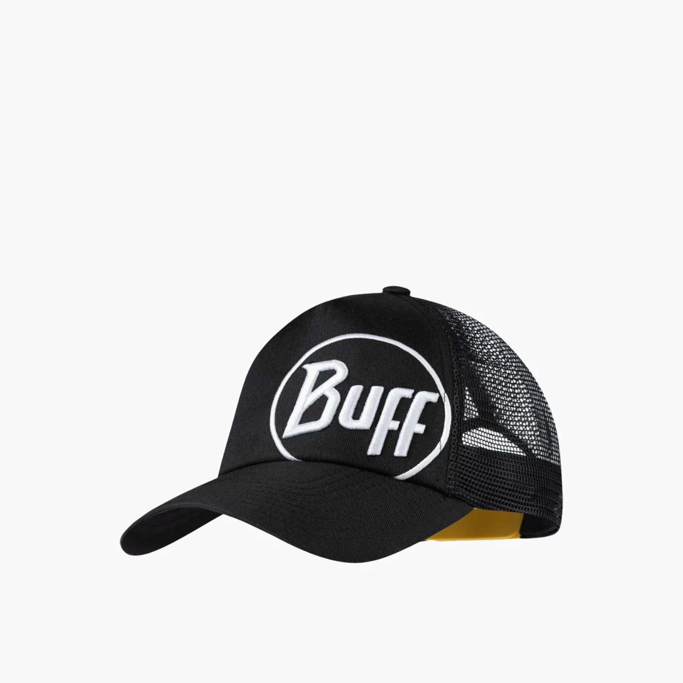 Buff Trucker Cap Logo Black L/Xl